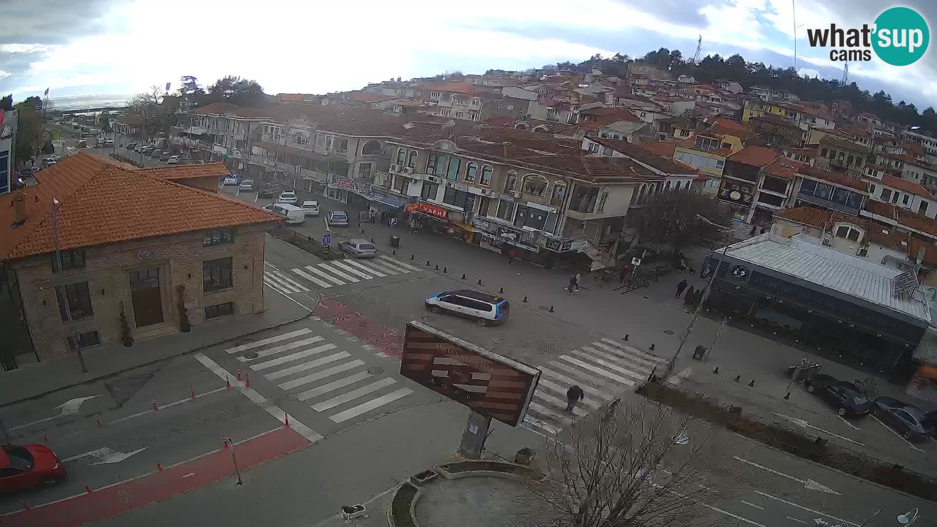 Webcam de la vieille ville et du centre d’Ohrid