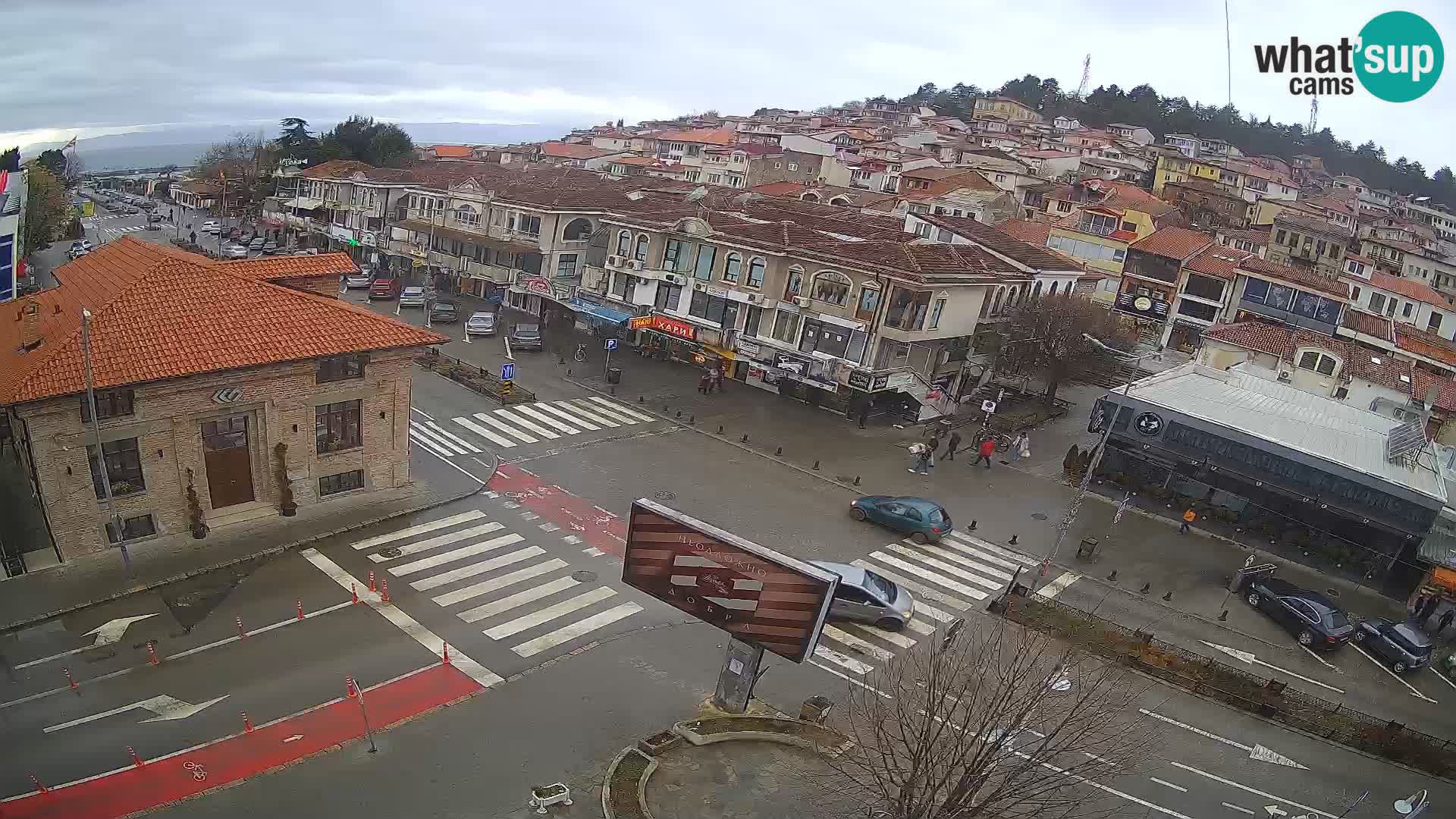 Webcam Ohrid old town and center