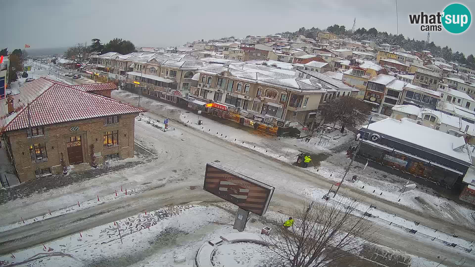 Webcam Ohrid old town and center