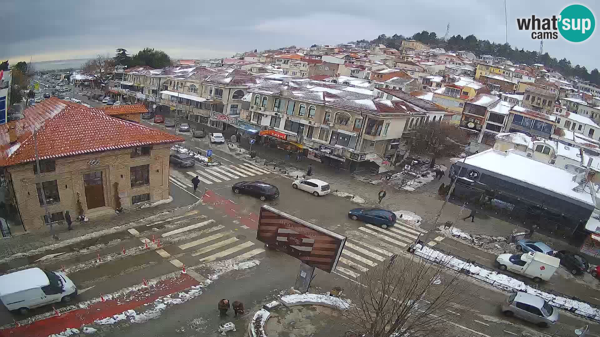 Webcam Ohrid old town and center