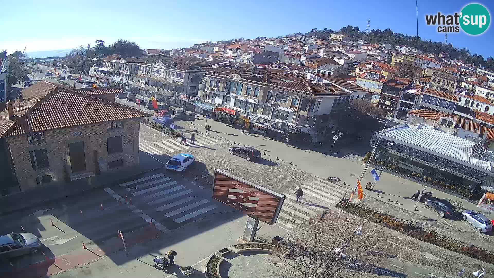 Webcam Altstadt und Zentrum von Ohrid