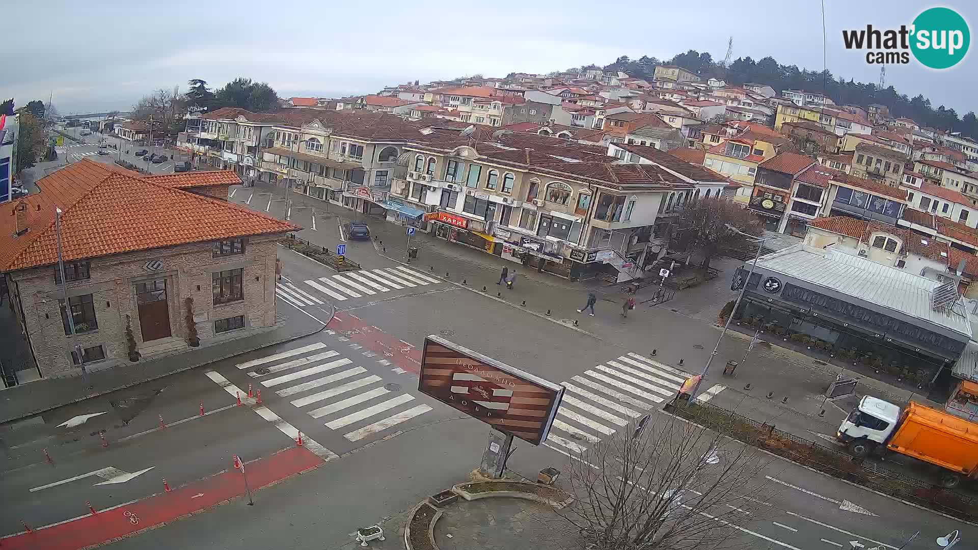 Webcam de la vieille ville et du centre d’Ohrid