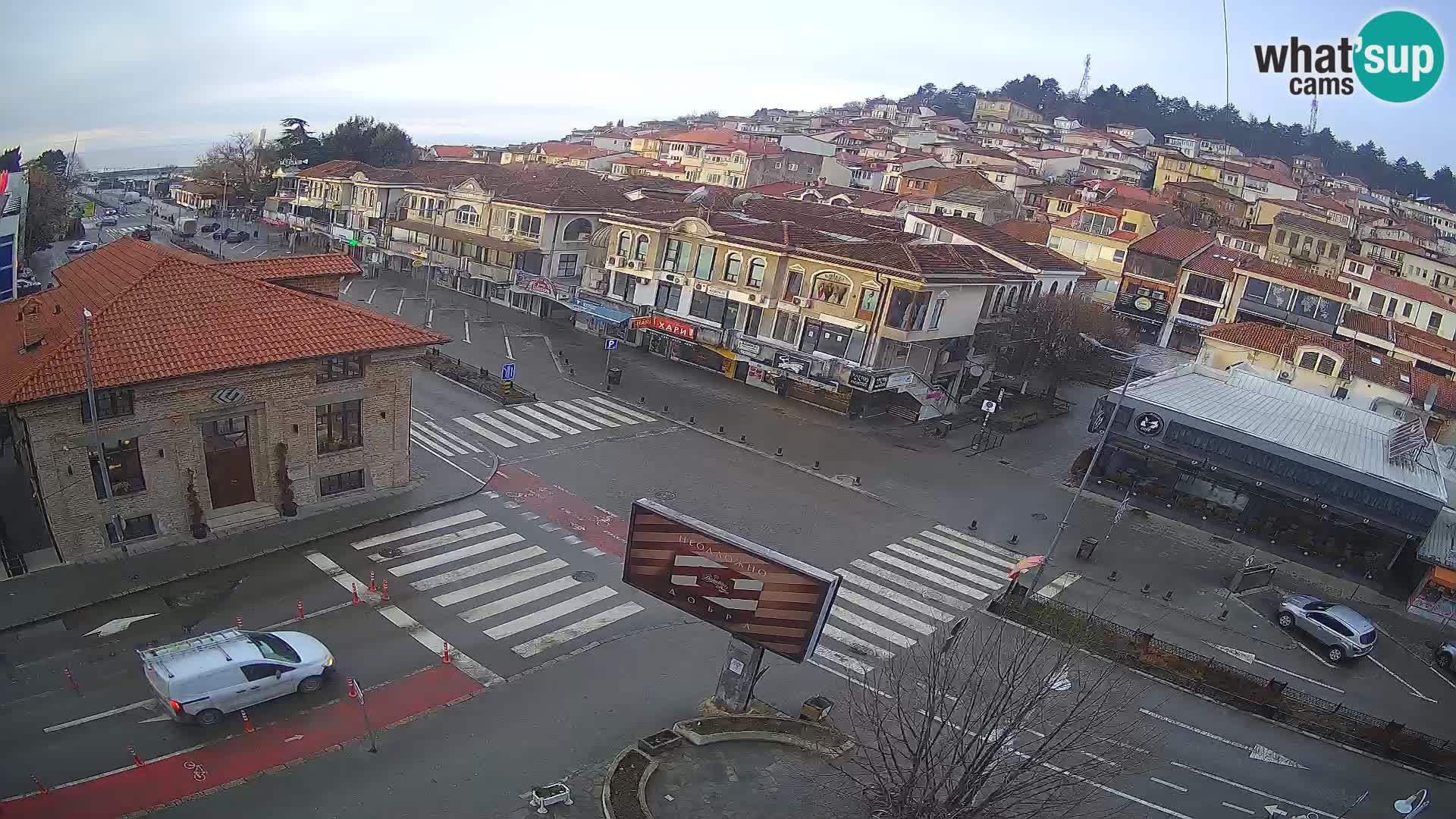 Webcam de la vieille ville et du centre d’Ohrid