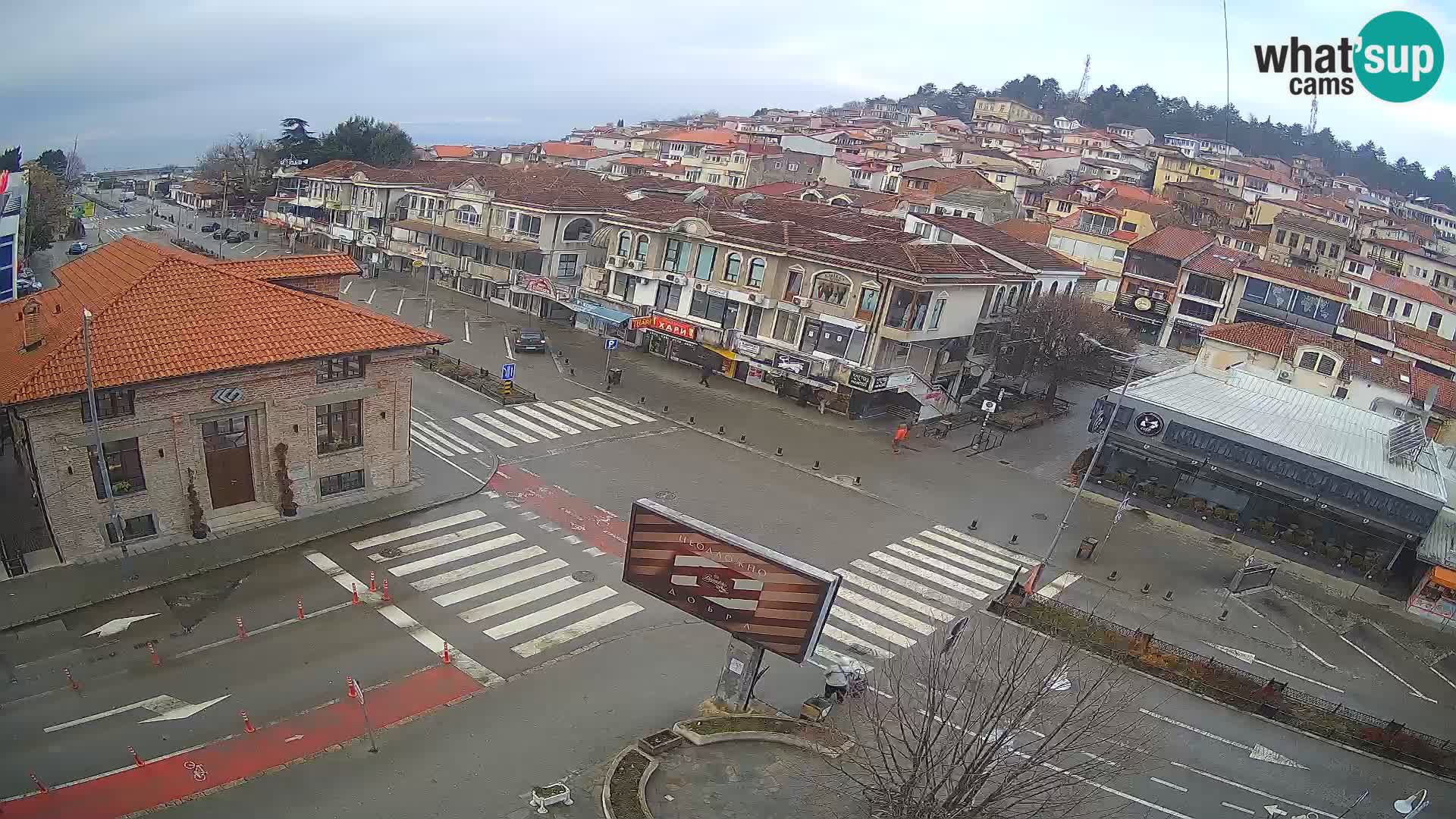 Webcam Ohrid old town and center