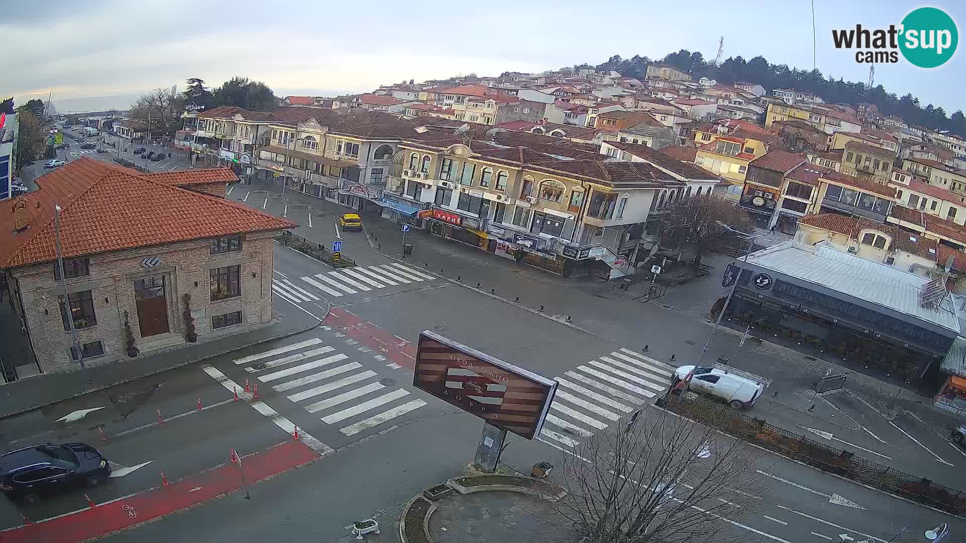 Webcam de la vieille ville et du centre d’Ohrid