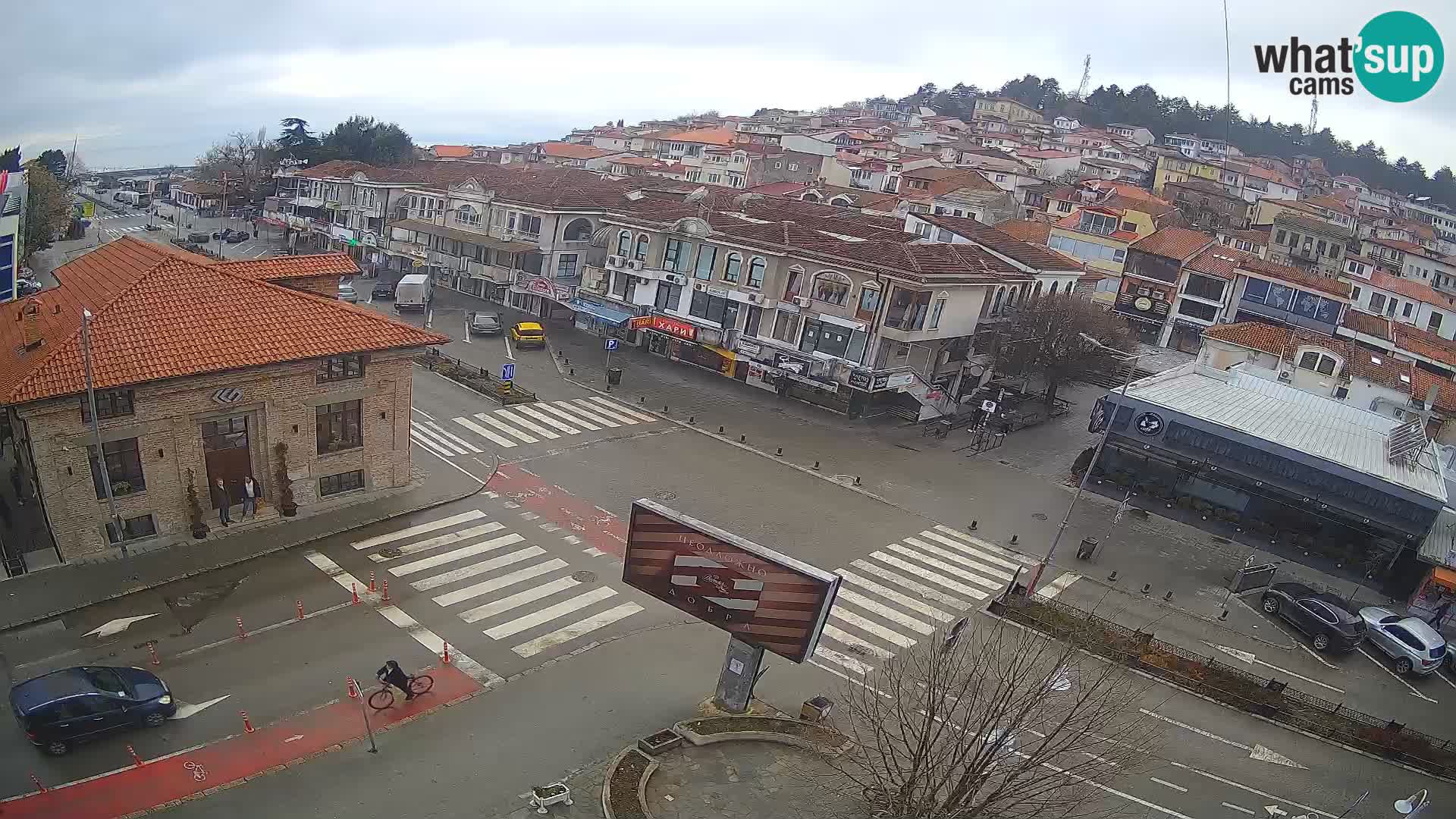 Webcam Ohrid old town and center