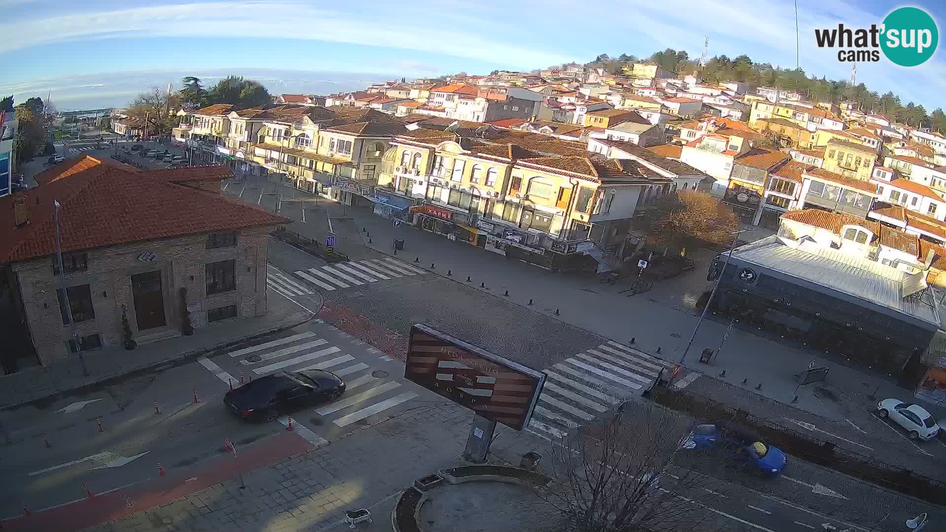 Webcam de la vieille ville et du centre d’Ohrid