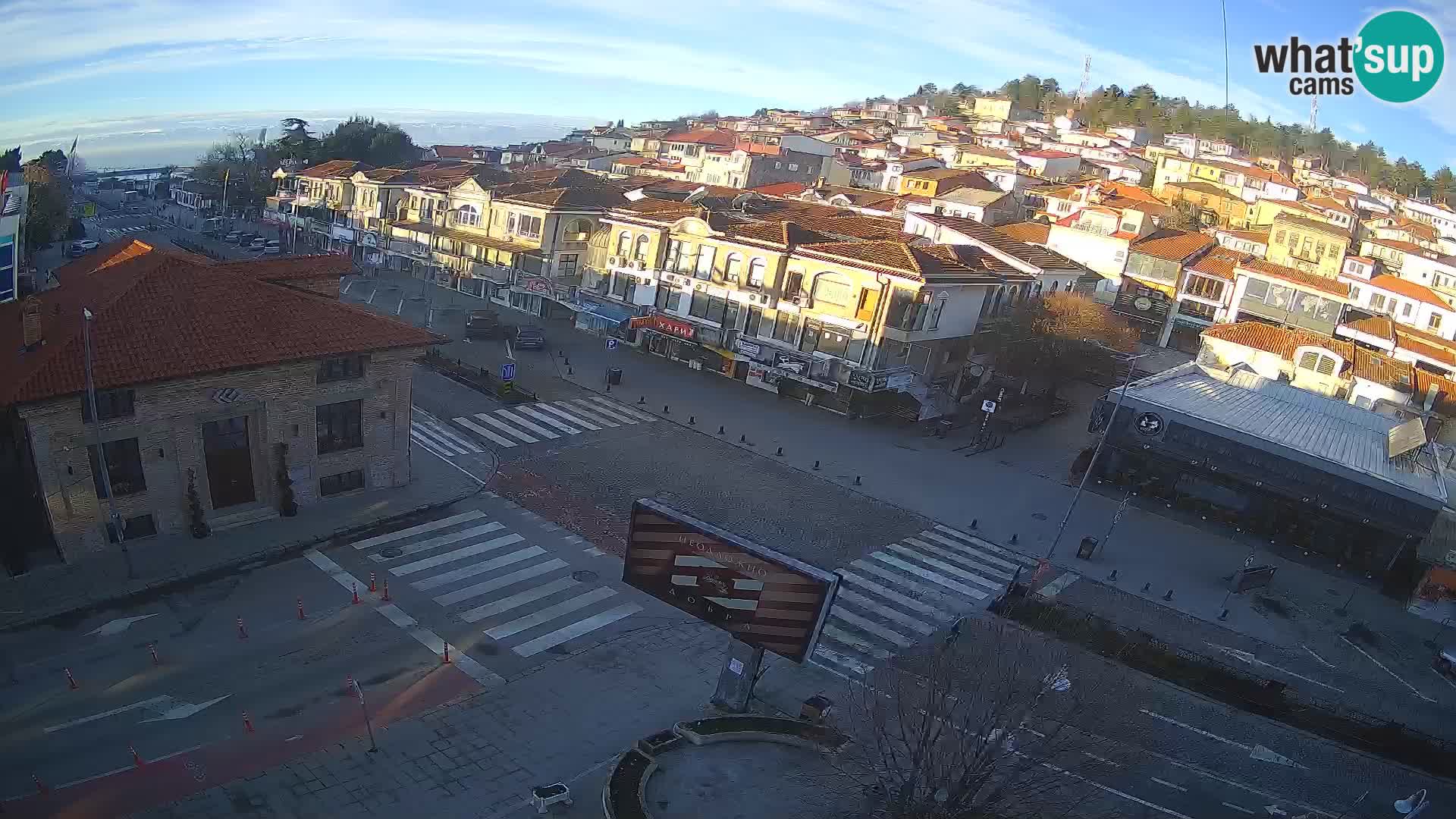 Webcam de la vieille ville et du centre d’Ohrid