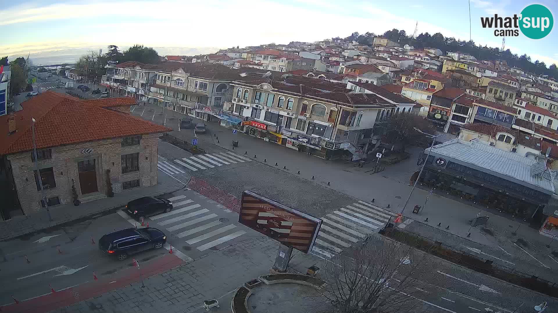 Webcam de la vieille ville et du centre d’Ohrid