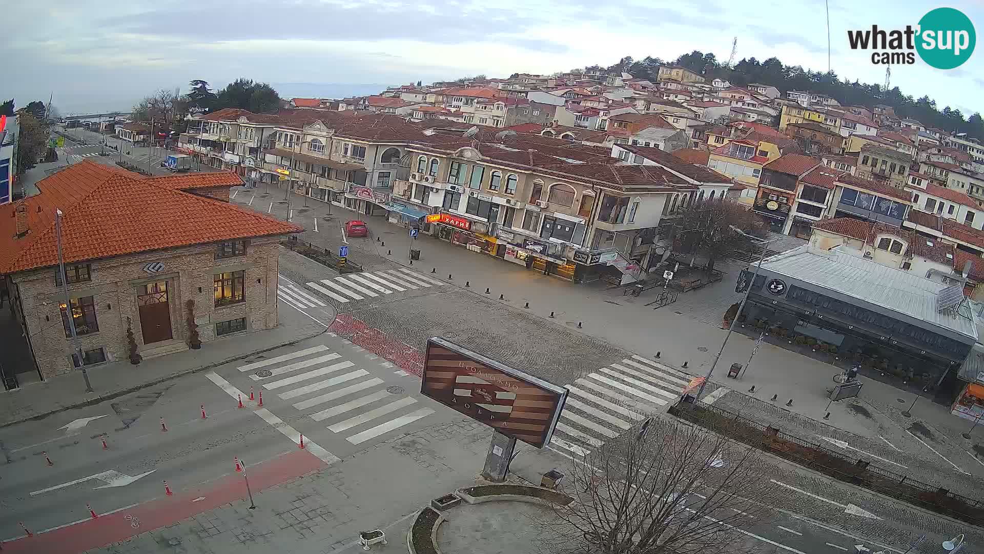 Webcam Ohrid old town and center