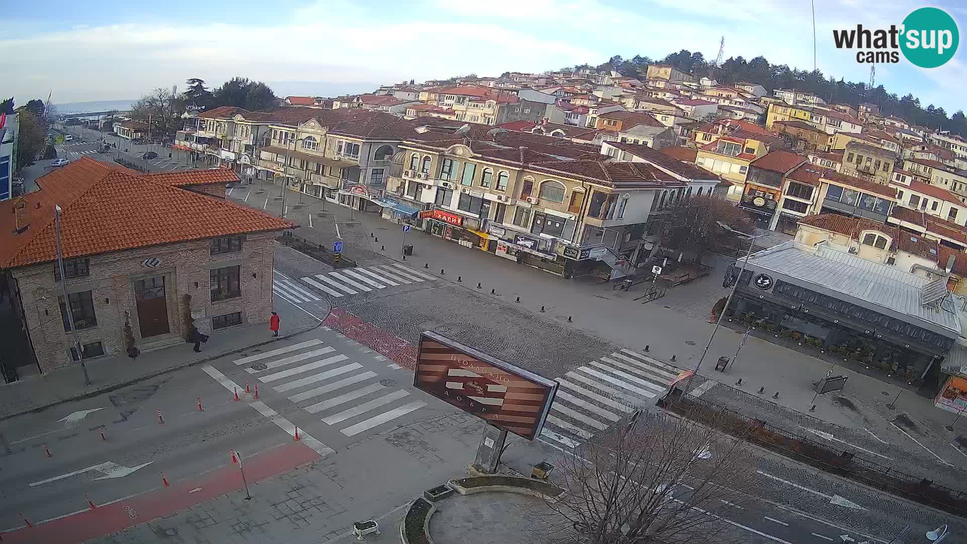 Webcam Ohrid old town and center