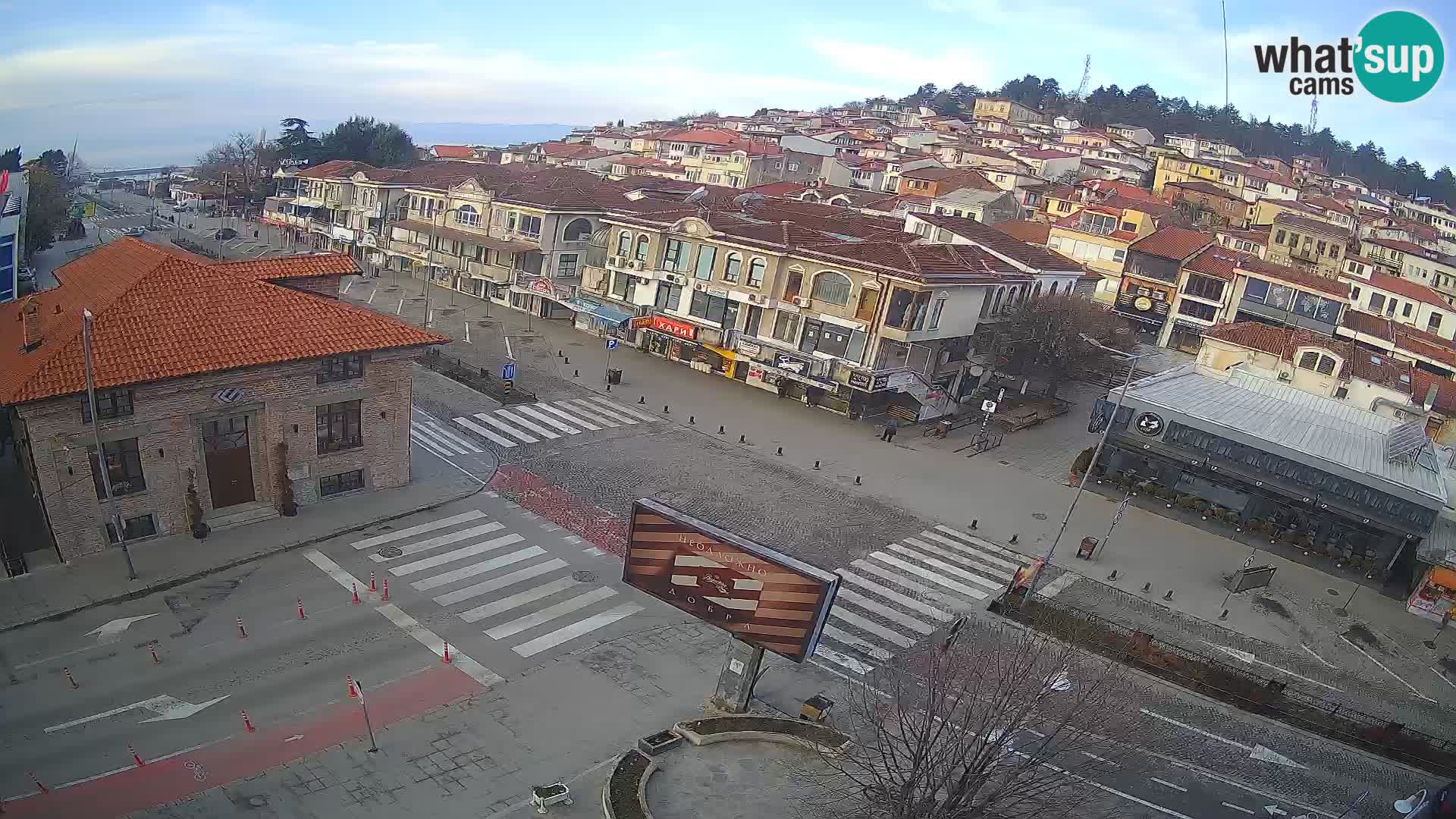 Webcam Ohrid old town and center