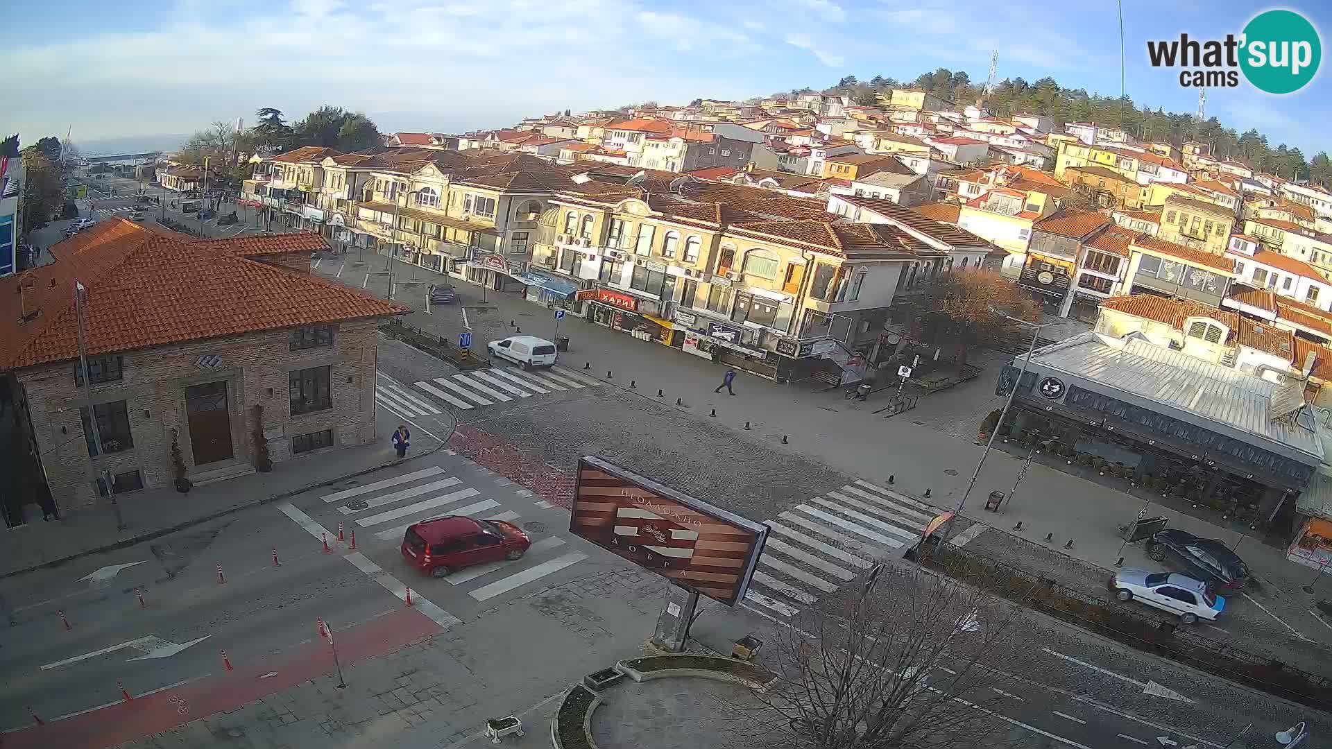 Webcam Ohrid old town and center