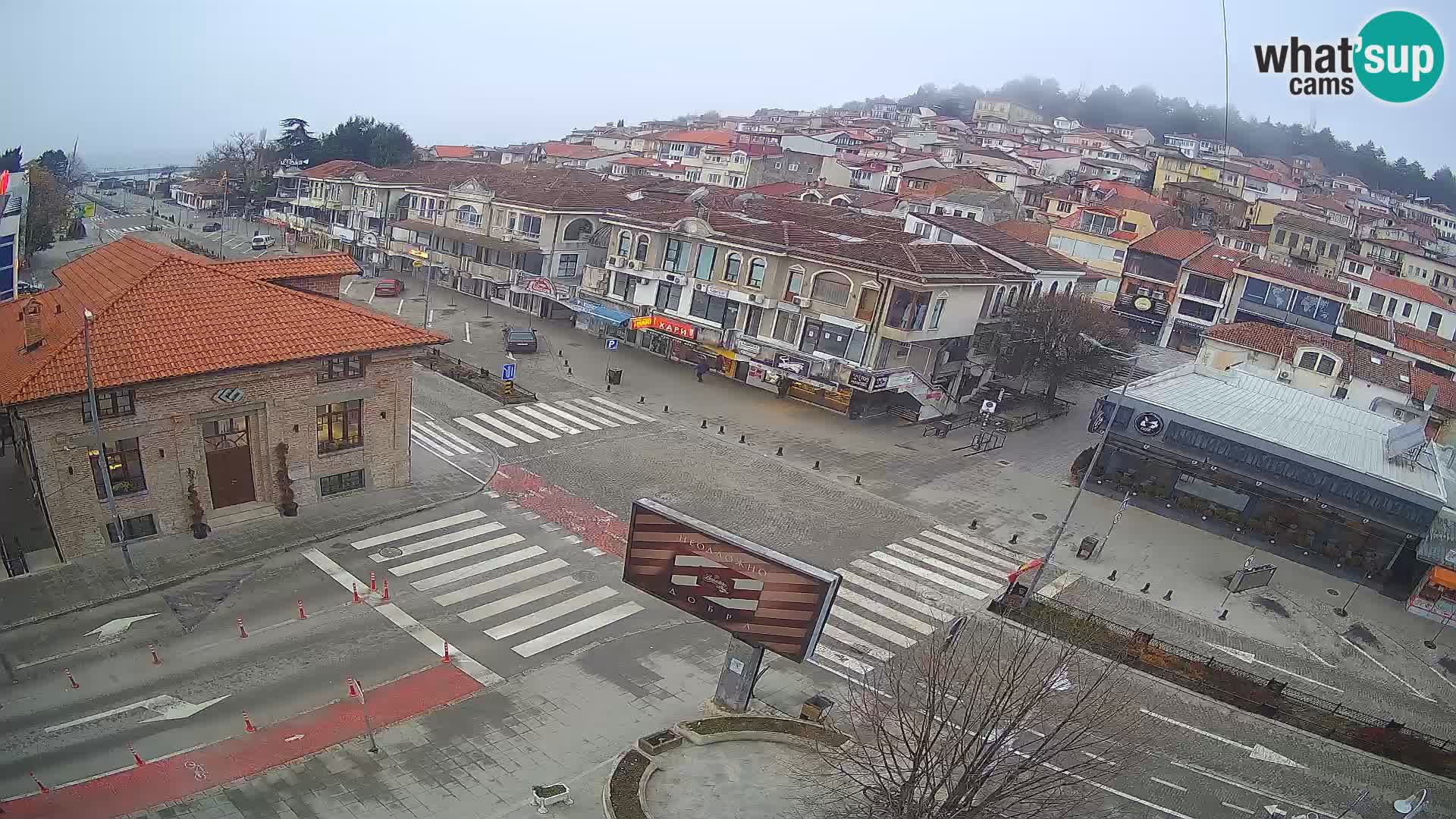 Webcam de la vieille ville et du centre d’Ohrid