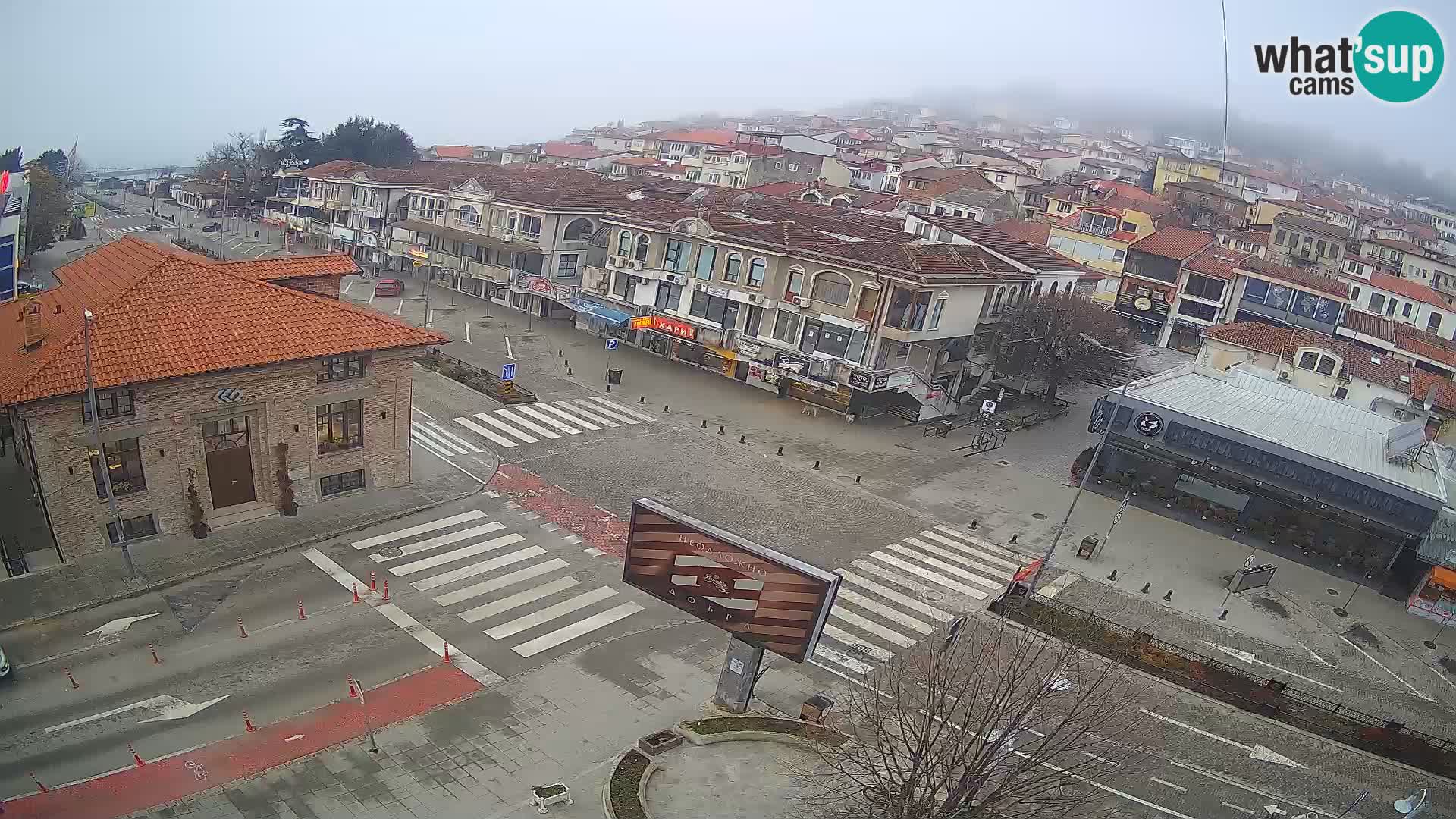 Webcam de la vieille ville et du centre d’Ohrid