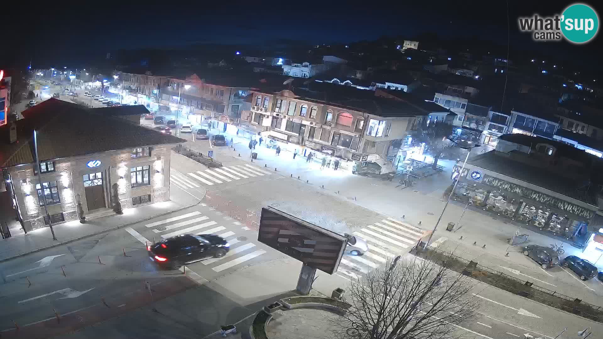 Webcam de la vieille ville et du centre d’Ohrid