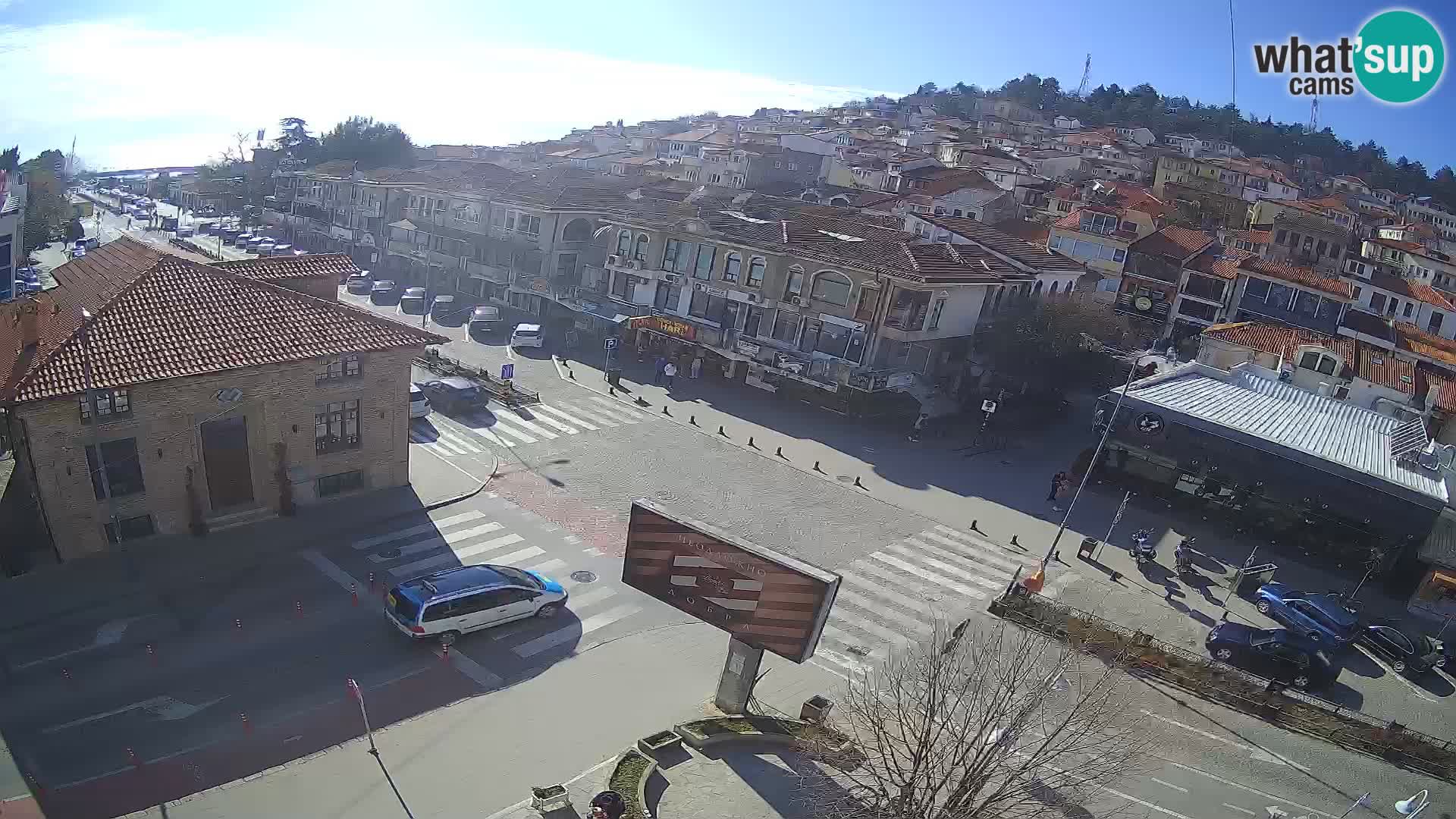 Webcam Ohrid old town and center