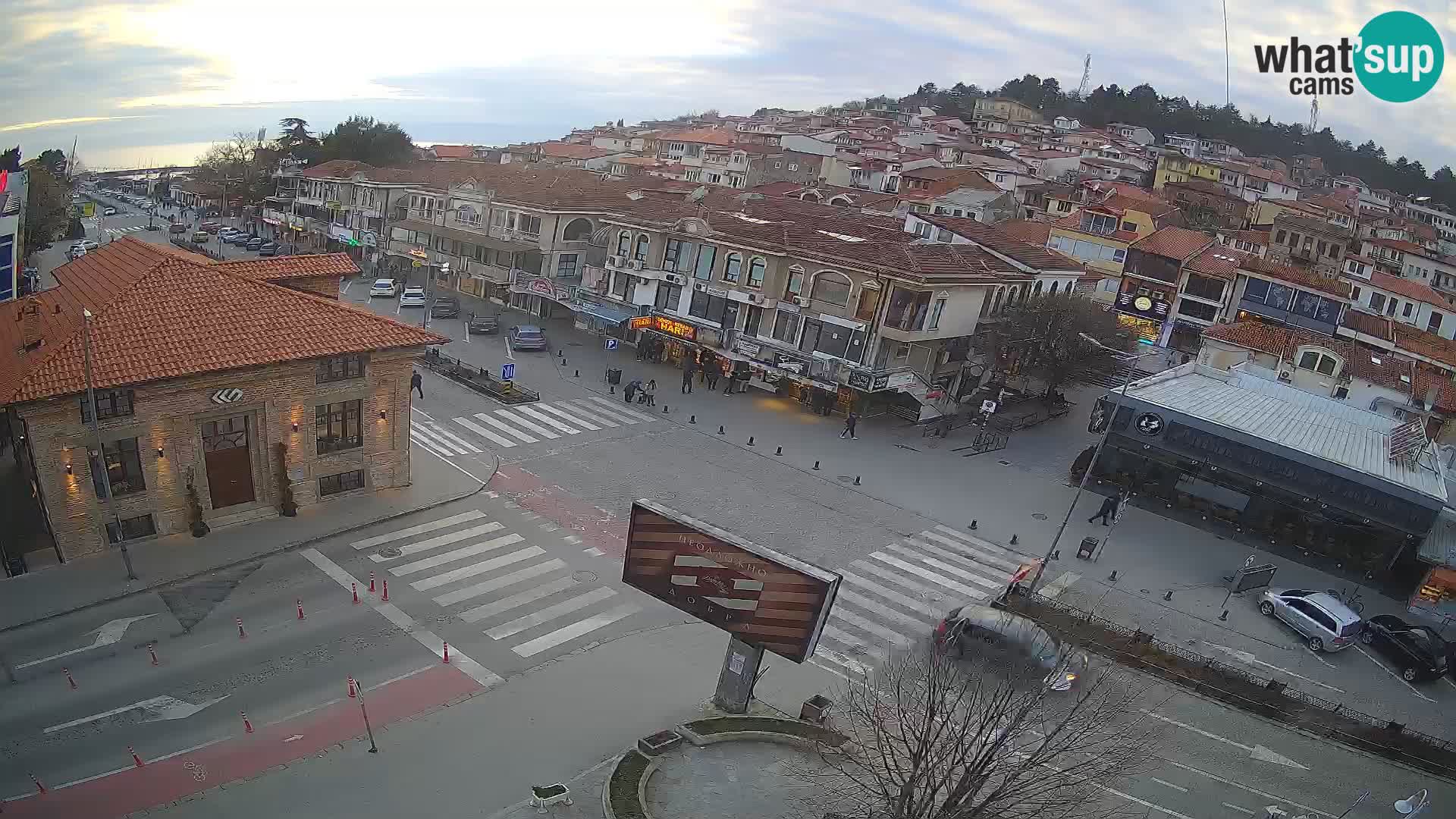 Webcam de la vieille ville et du centre d’Ohrid