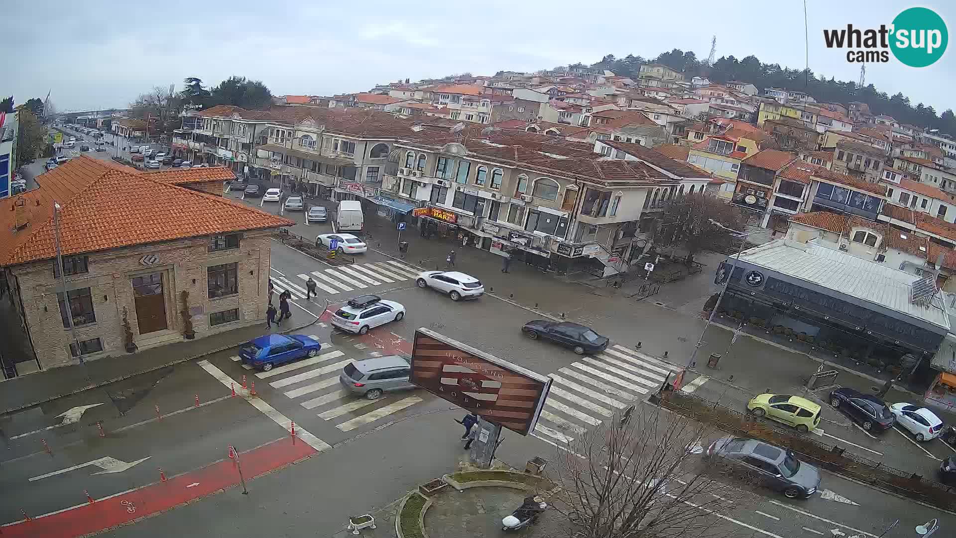 Webcam Ohrid old town and center