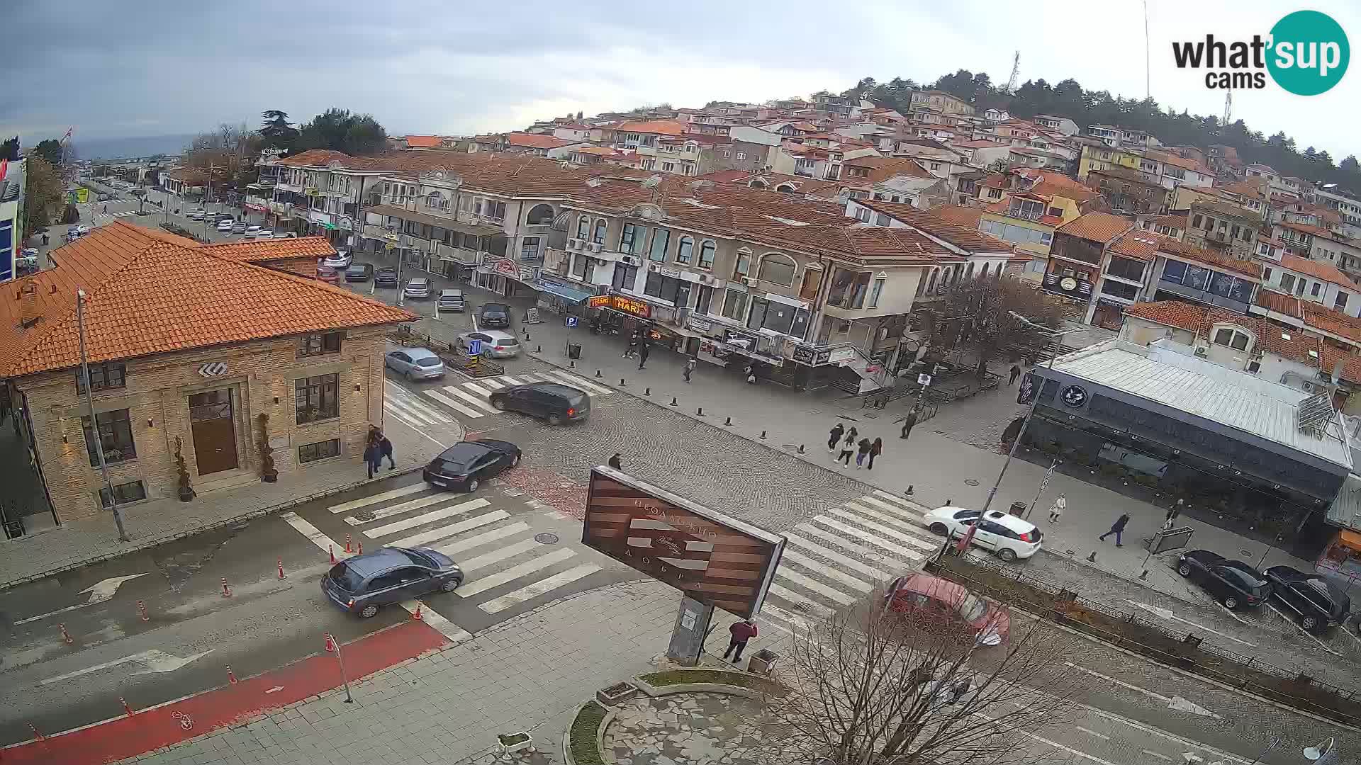 Webcam Ohrid old town and center