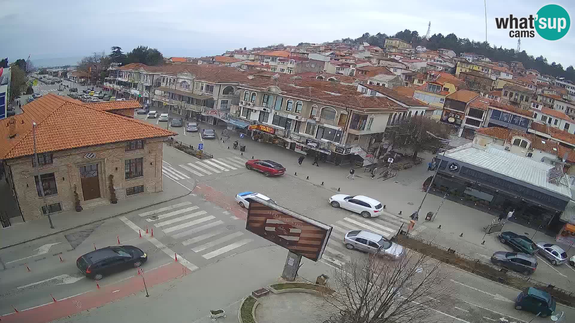 Webcam de la vieille ville et du centre d’Ohrid