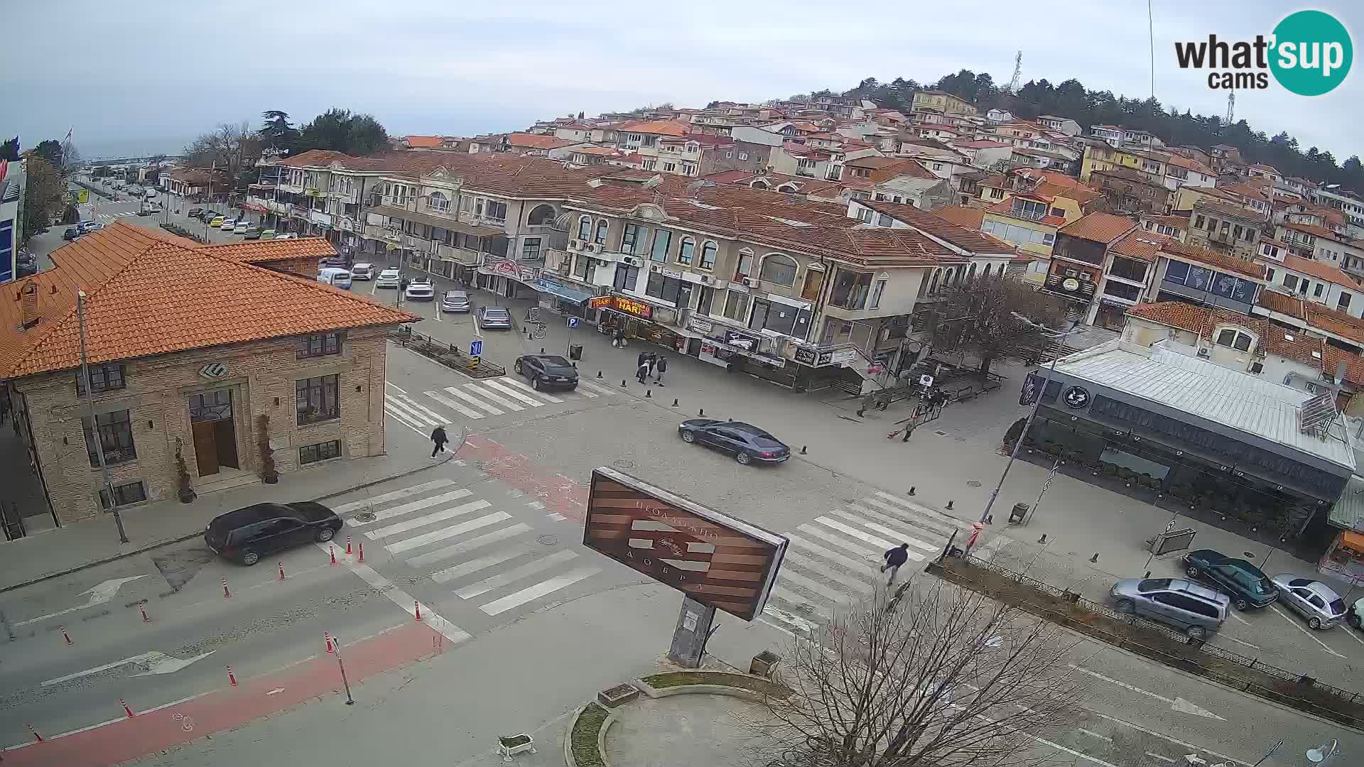 Webcam Altstadt und Zentrum von Ohrid