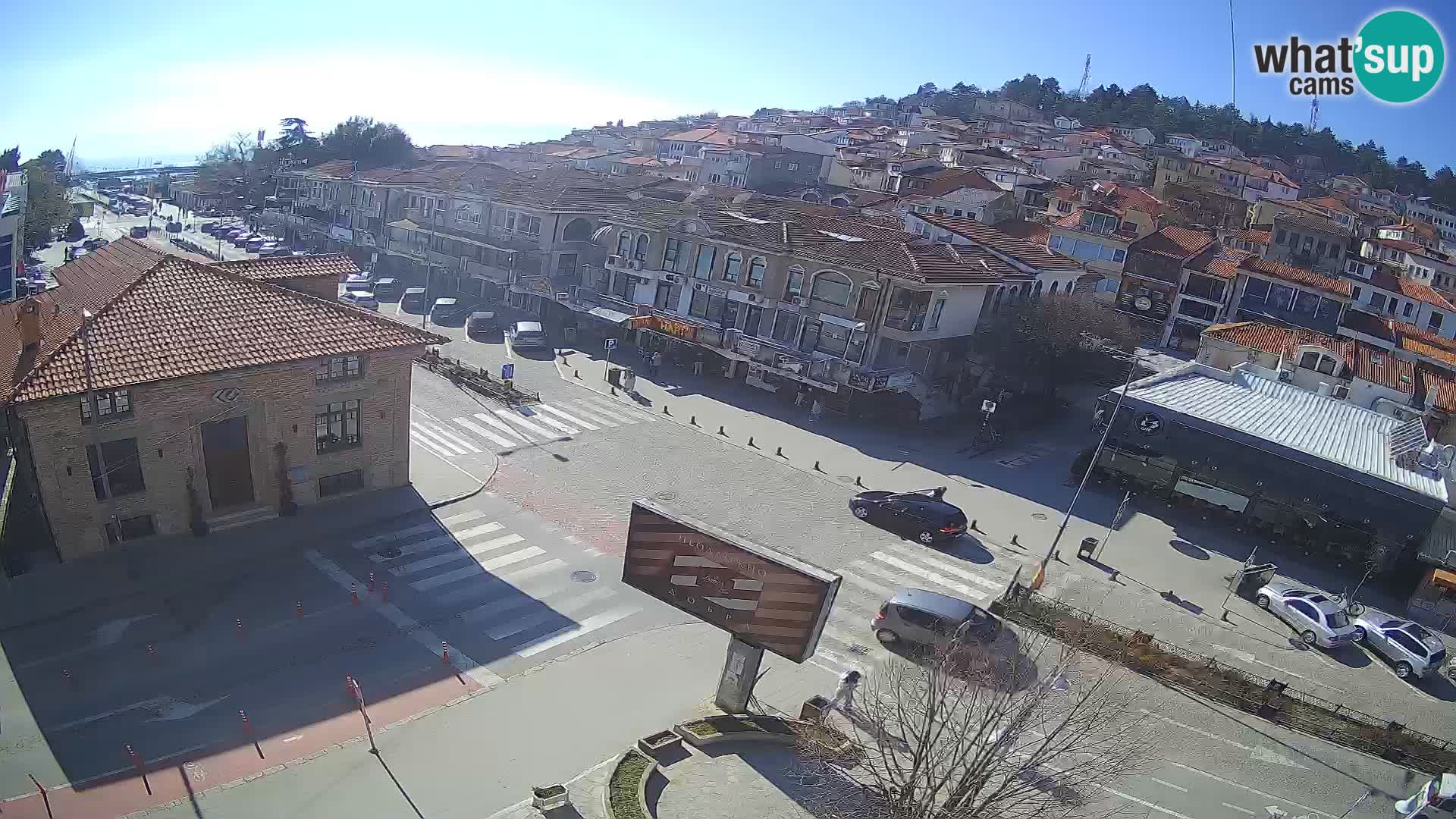 Webcam Ohrid old town and center