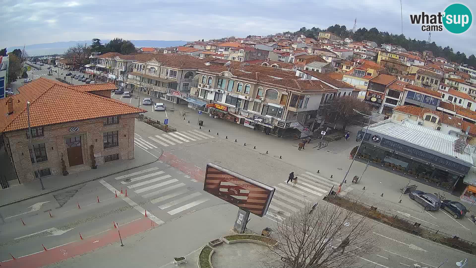 Webcam Ohrid old town and center