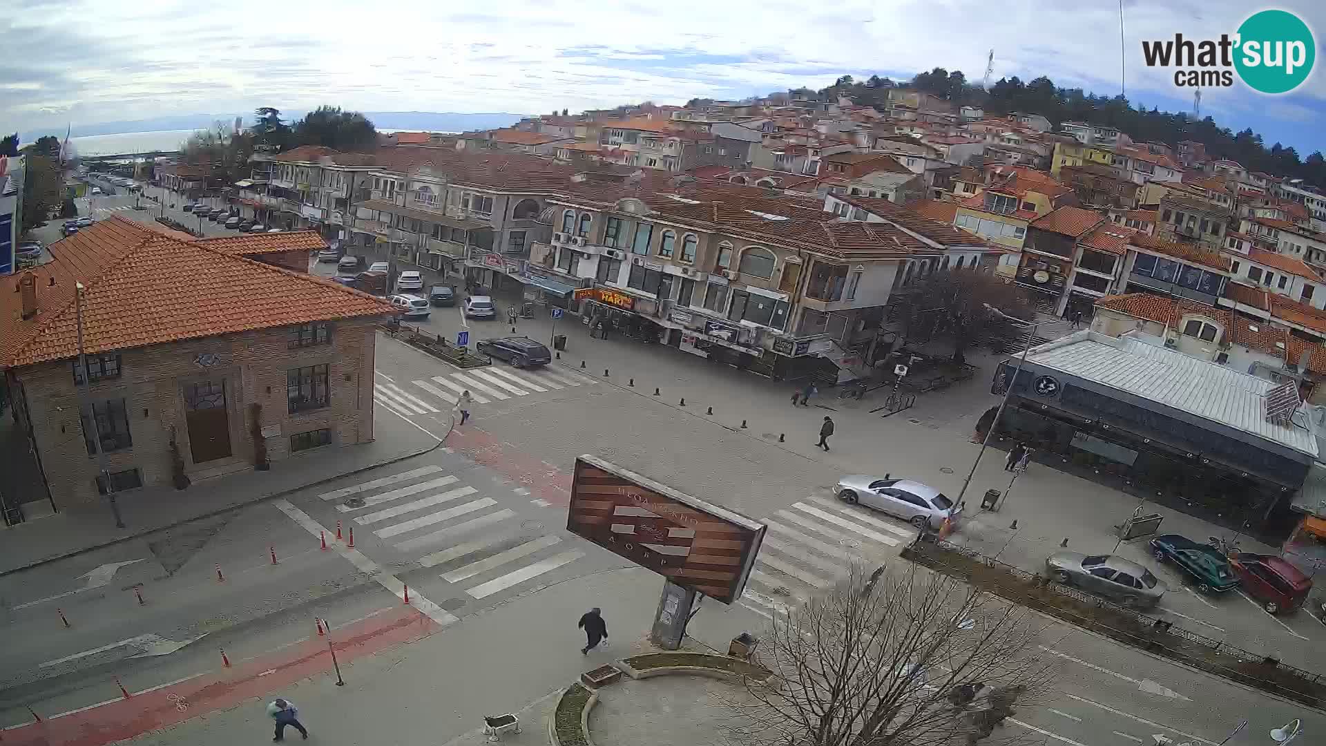 Webcam de la vieille ville et du centre d’Ohrid