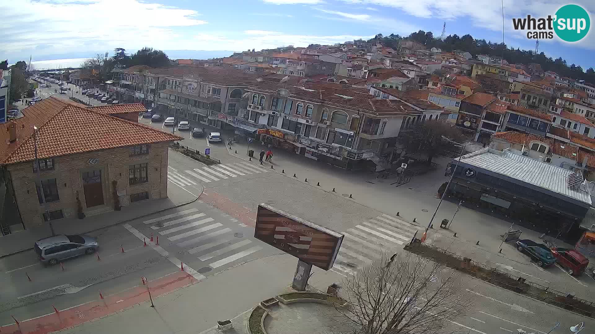 Webcam Ohrid old town and center