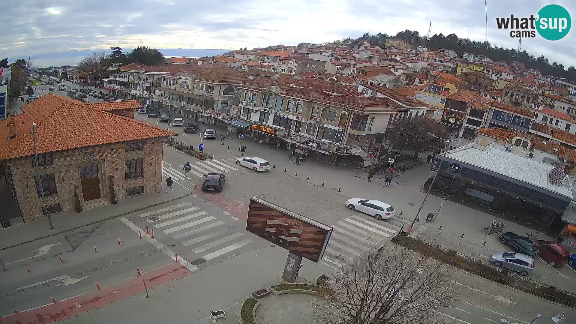 Webcam Ohrid old town and center