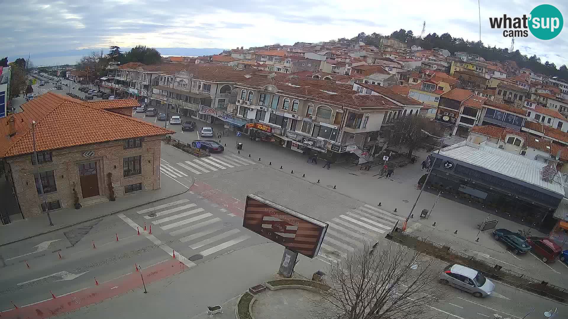 Webcam de la vieille ville et du centre d’Ohrid