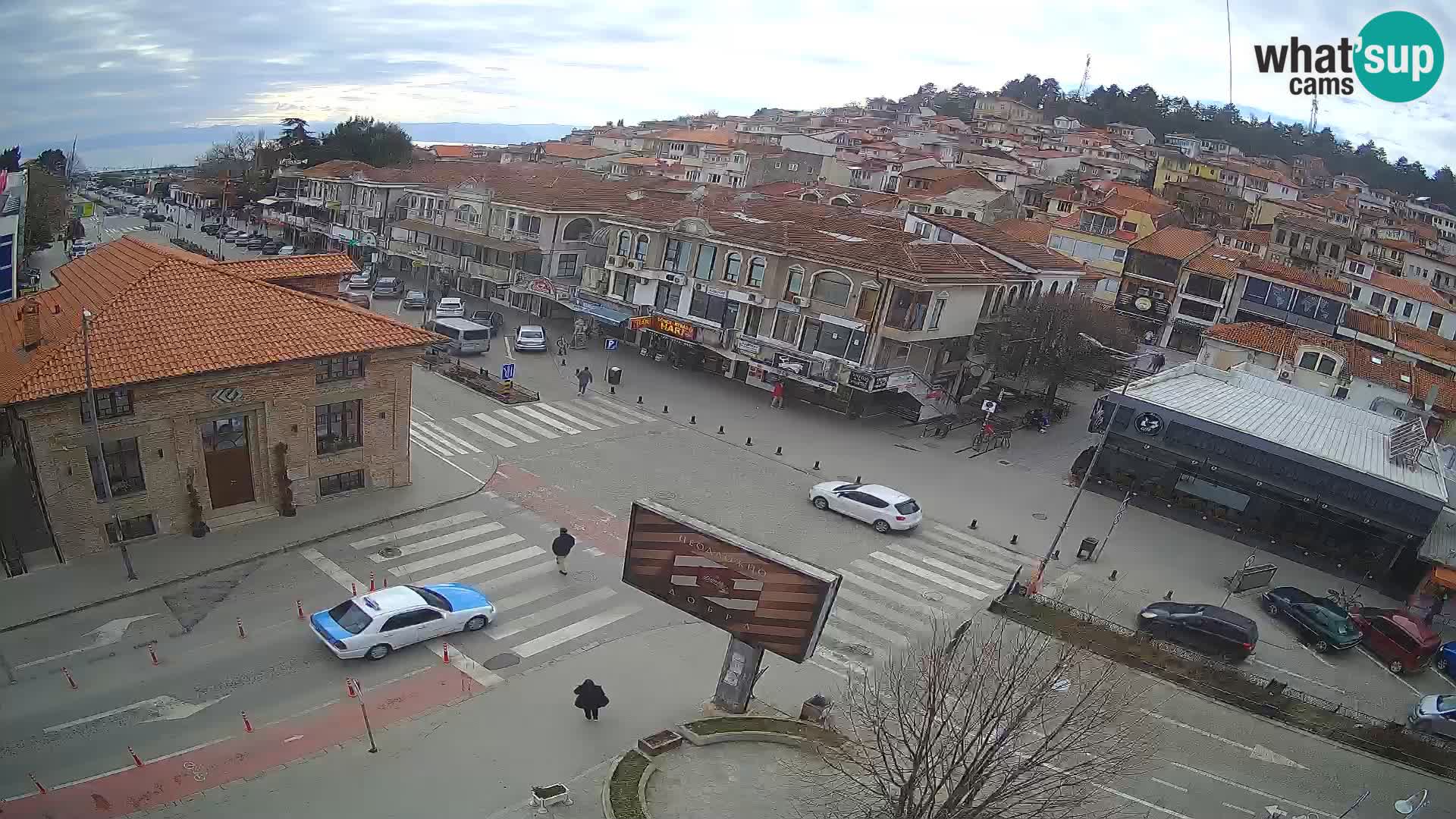 Webcam Ohrid old town and center