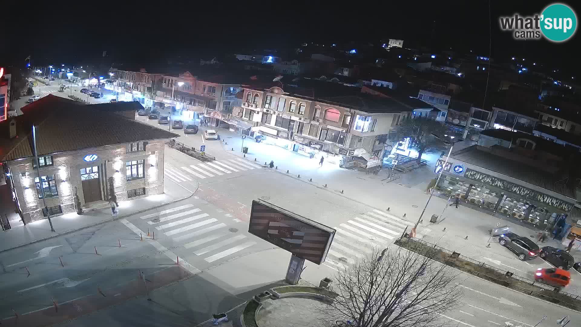 Webcam de la vieille ville et du centre d’Ohrid