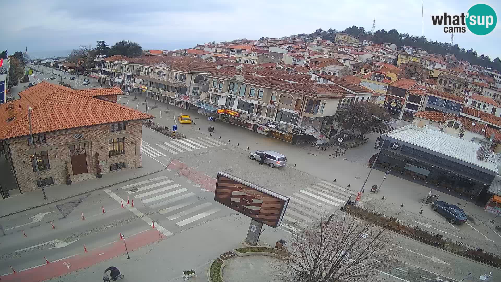 Webcam de la vieille ville et du centre d’Ohrid