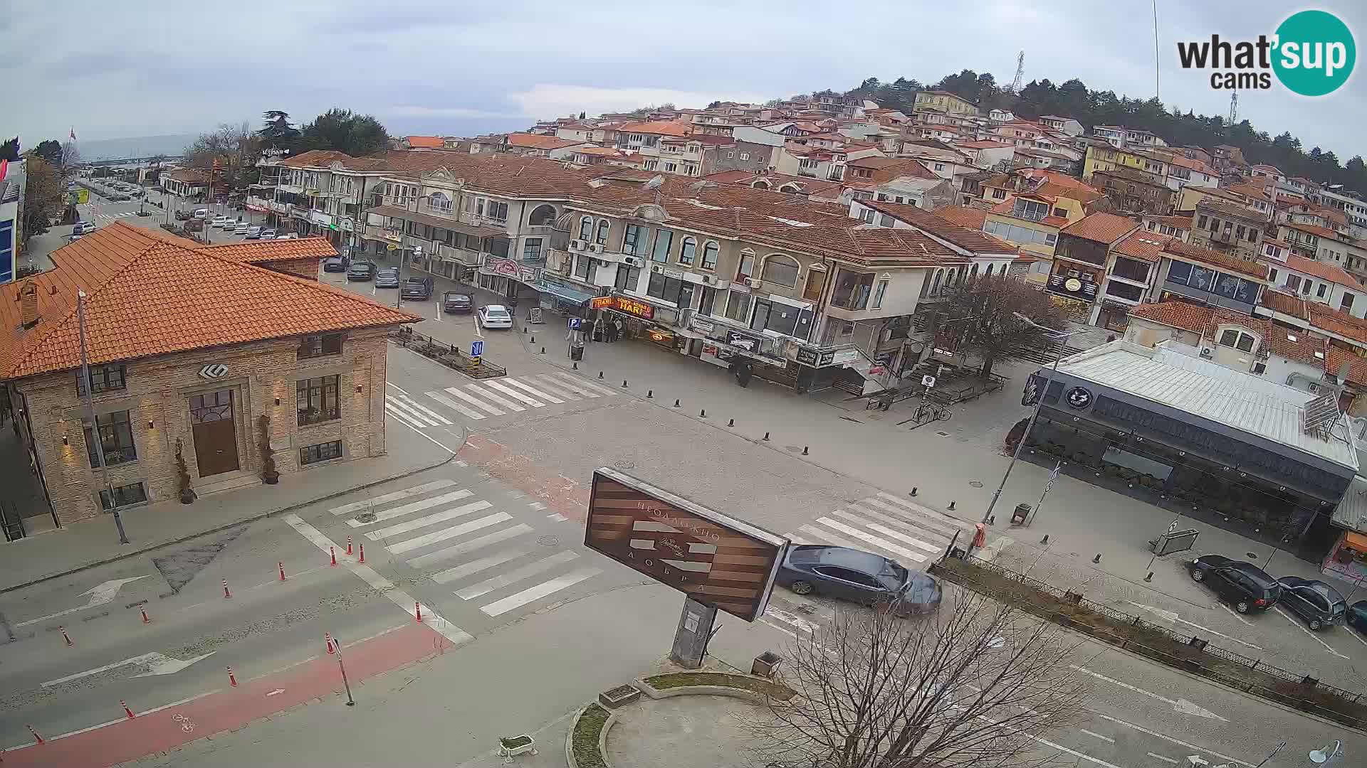 Webcam Ohrid old town and center