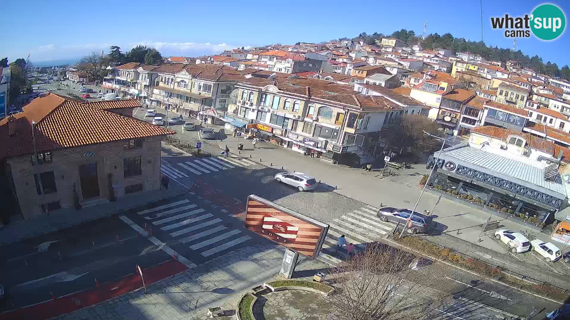 Webcam Ohrid old town and center