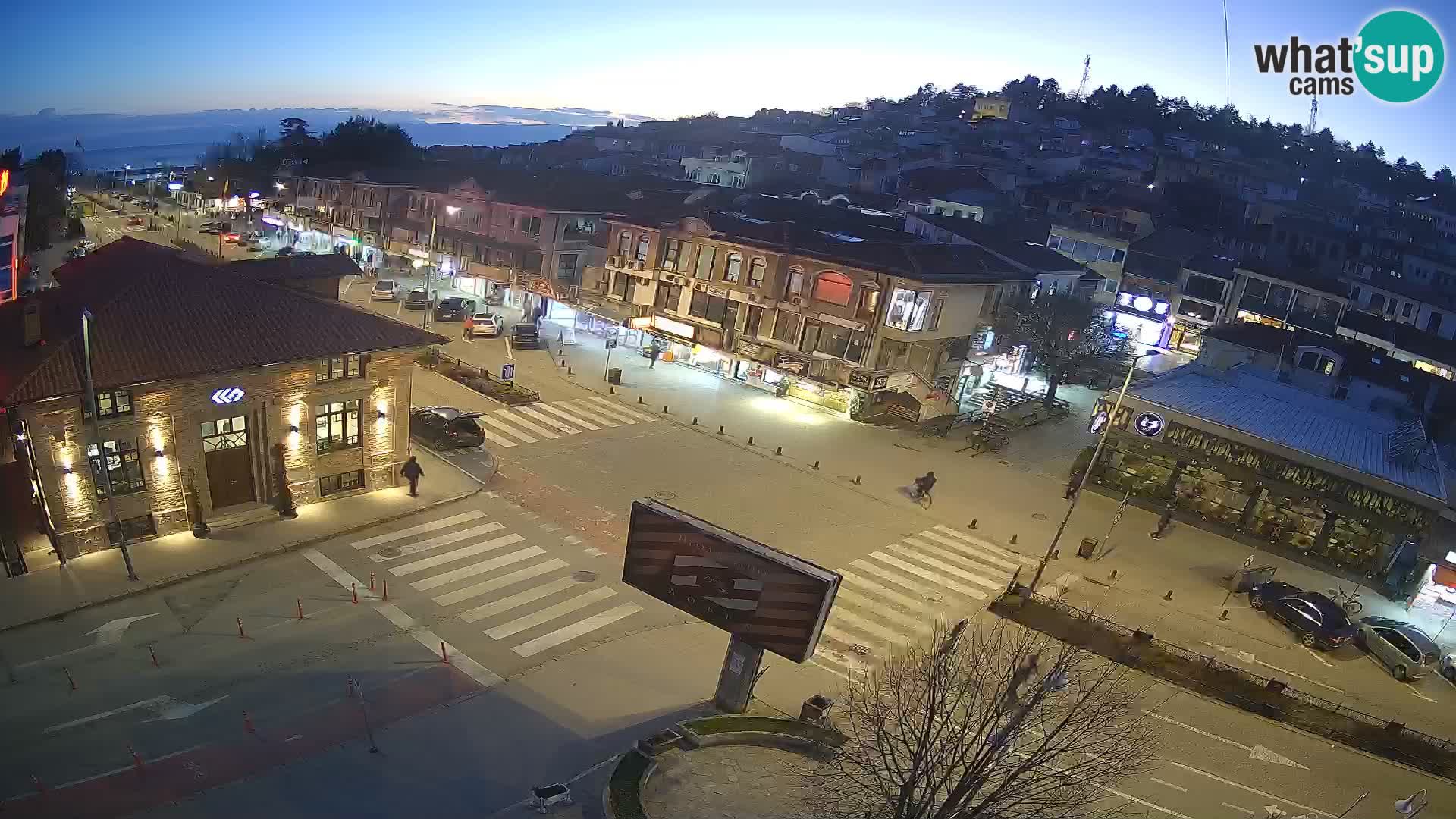 Webcam de la vieille ville et du centre d’Ohrid