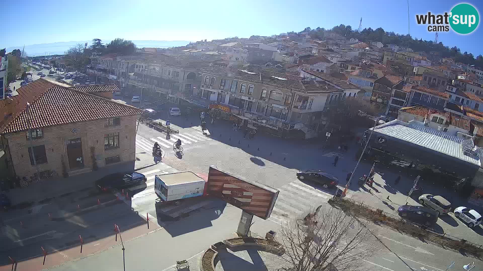 Webcam Altstadt und Zentrum von Ohrid