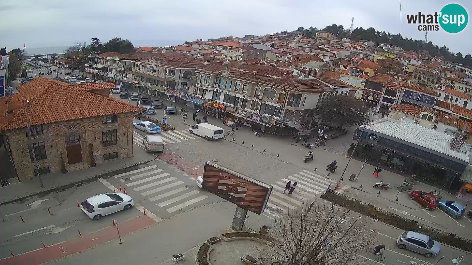 Webcam Altstadt und Zentrum von Ohrid