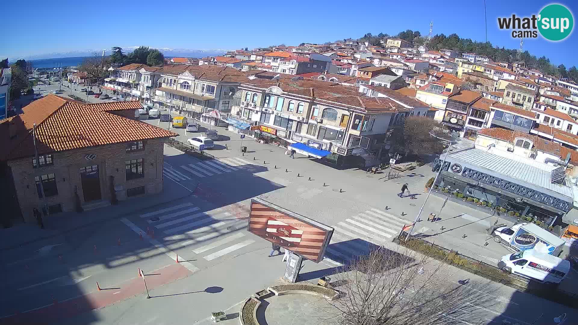 Webcam Altstadt und Zentrum von Ohrid