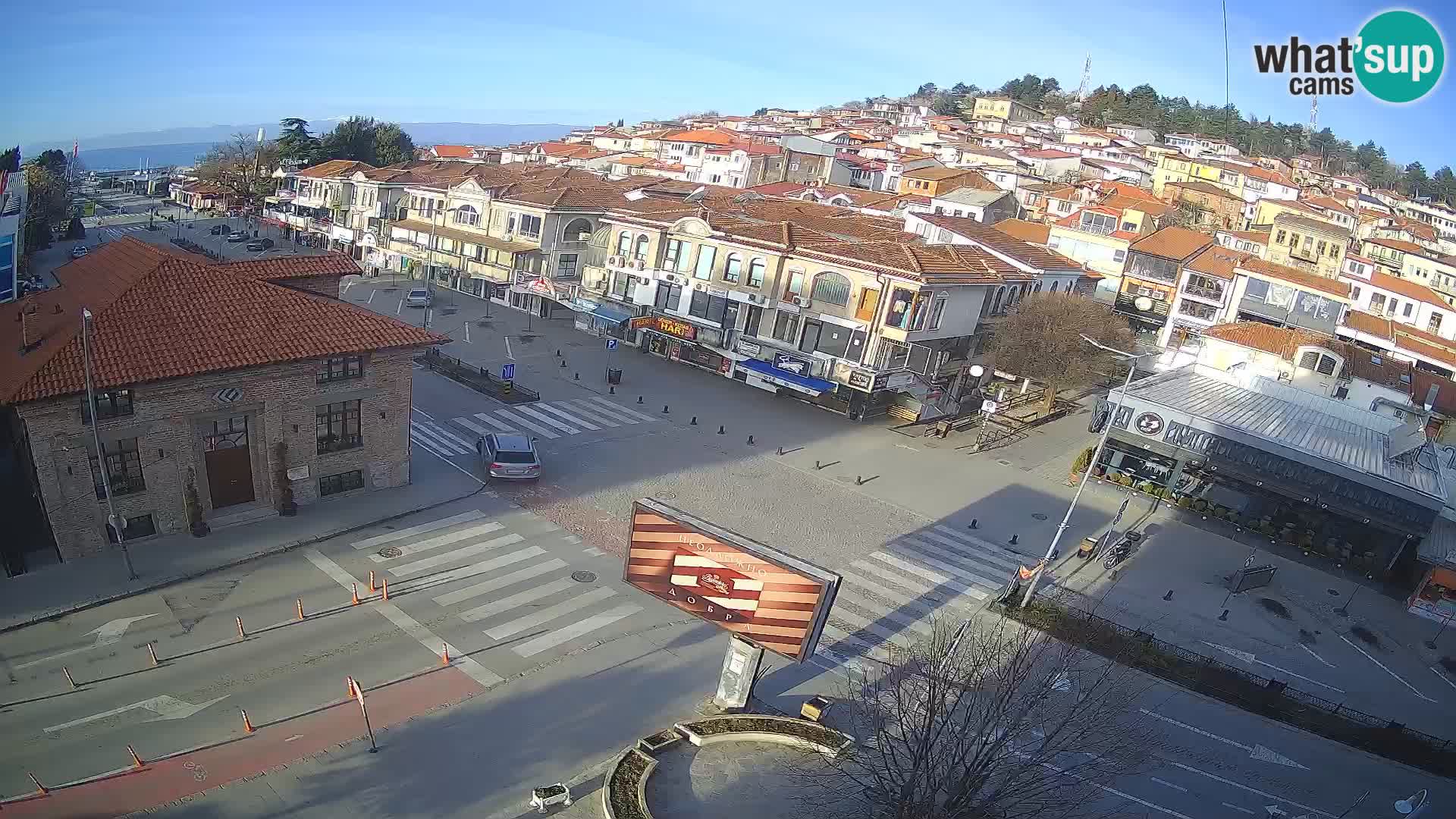 Webcam Altstadt und Zentrum von Ohrid