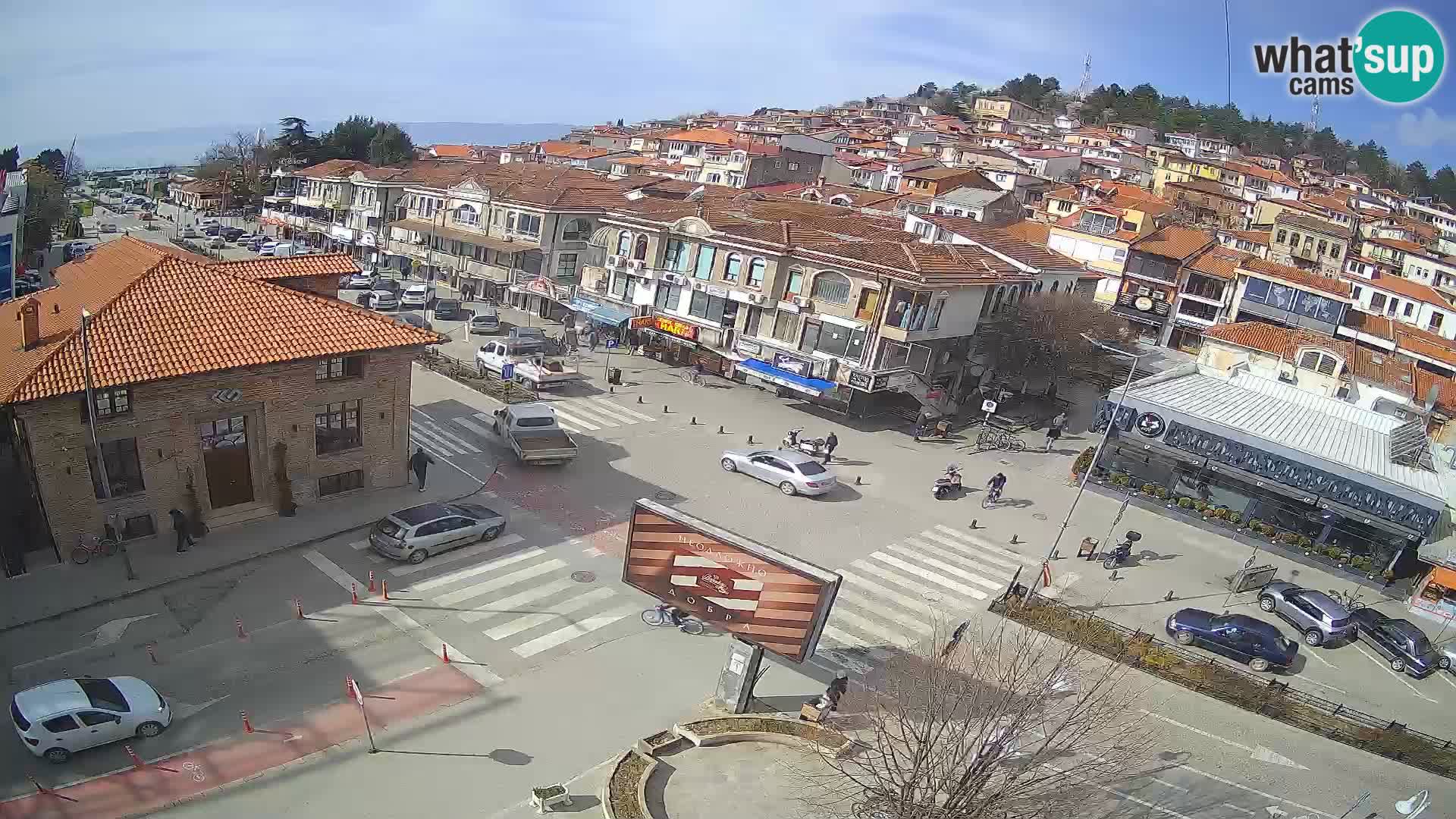 Webcam Altstadt und Zentrum von Ohrid