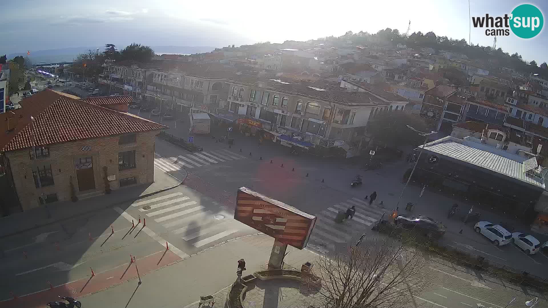 Webcam Altstadt und Zentrum von Ohrid