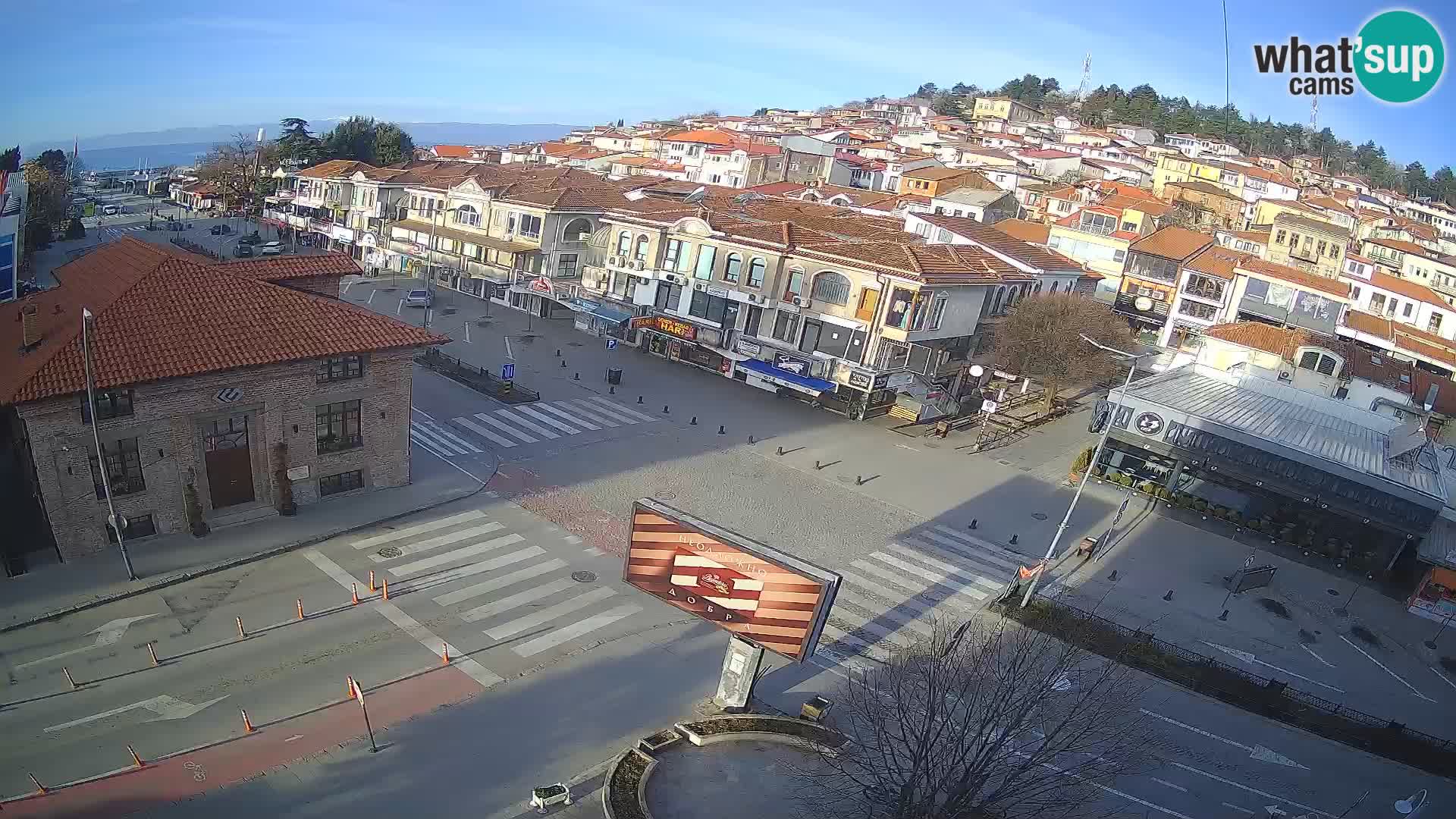 Webcam Ohrid old town and center