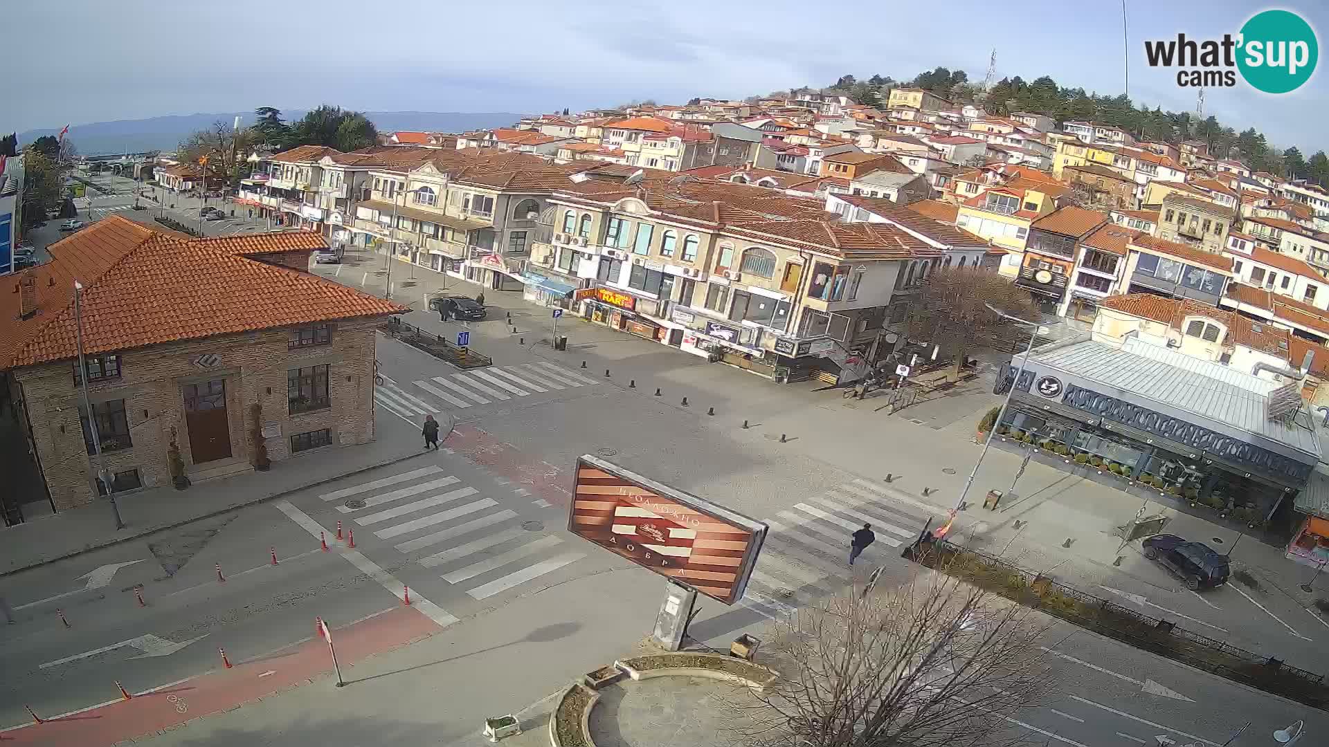 Webcam Ohrid old town and center