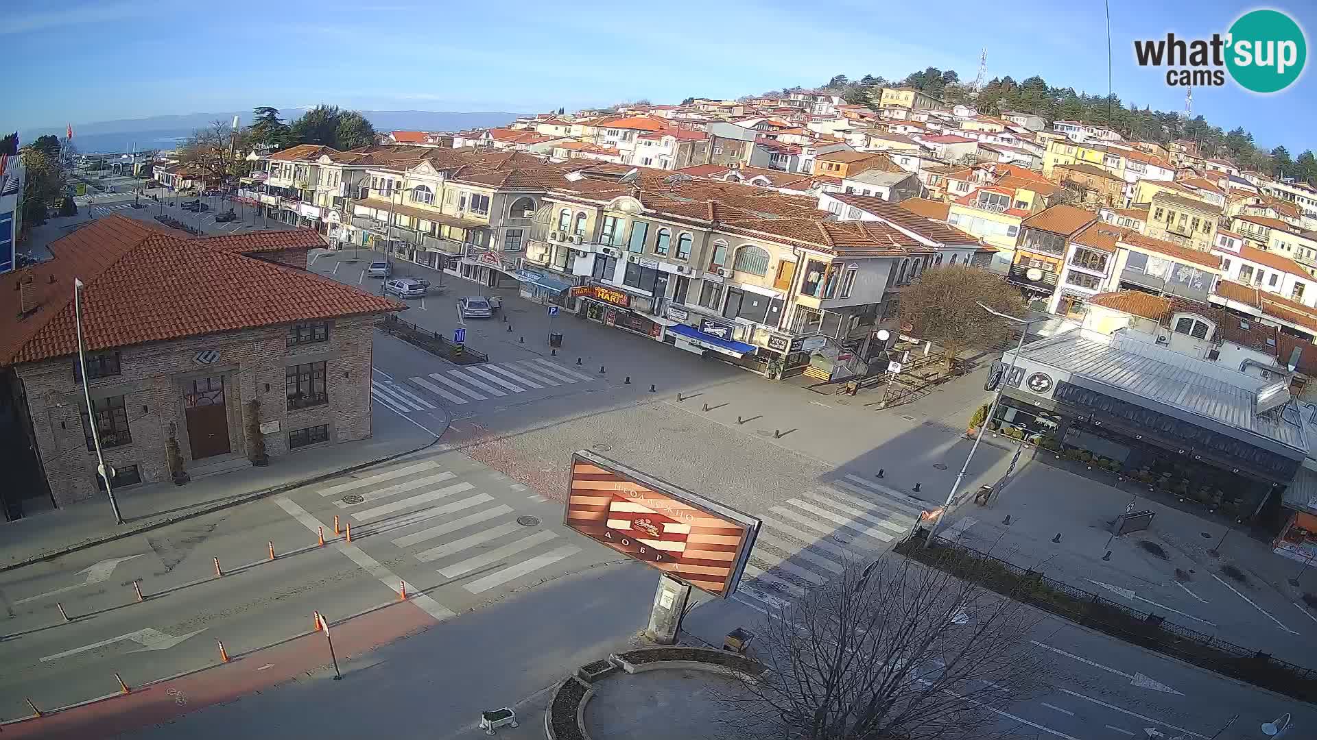 Webcam Ohrid old town and center