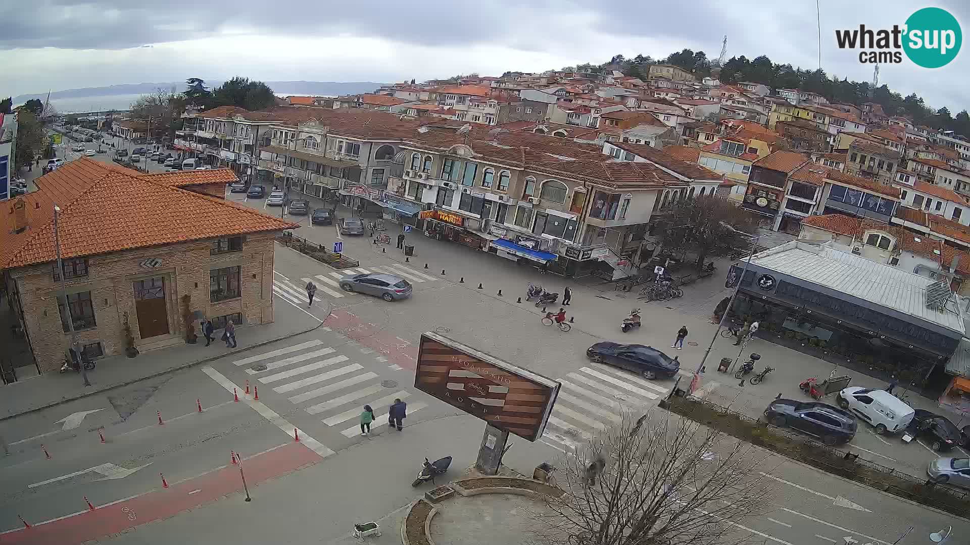 Webcam Altstadt und Zentrum von Ohrid