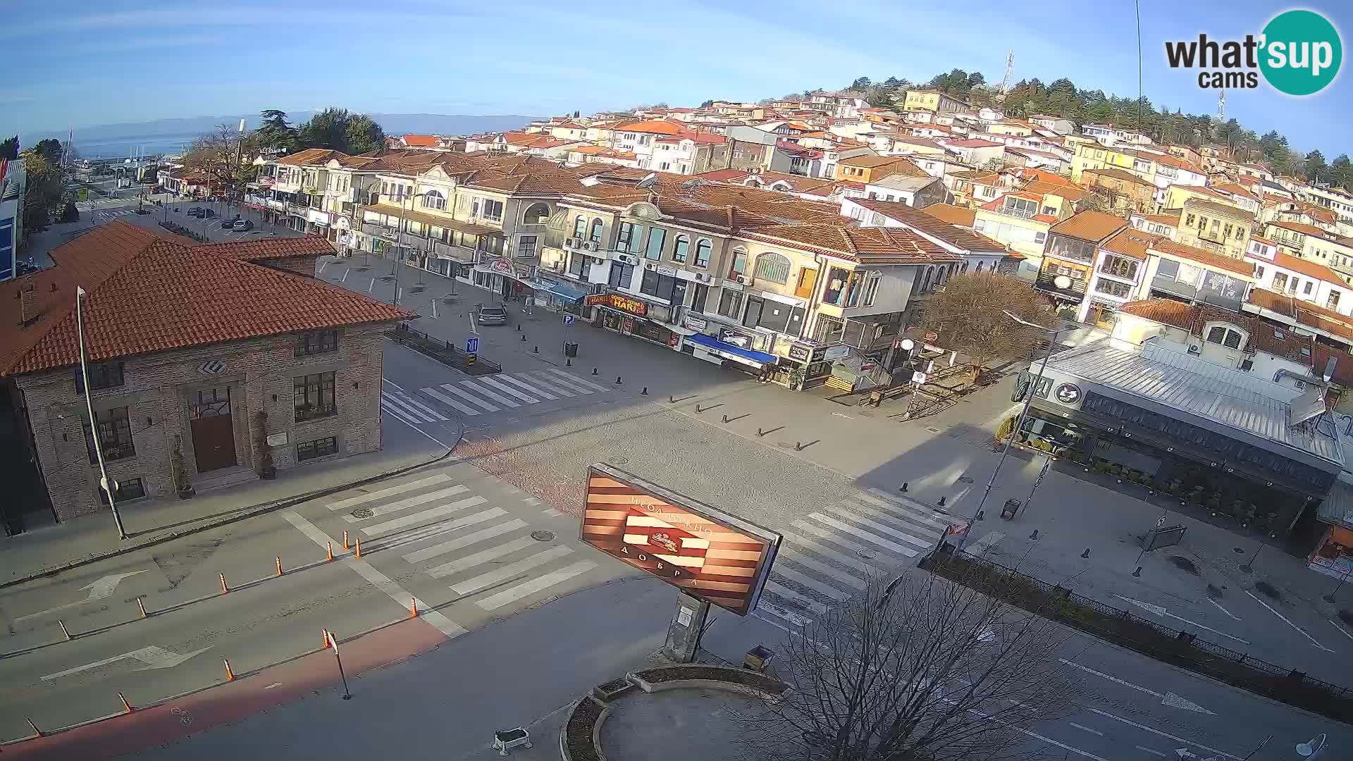 Webcam Ohrid old town and center