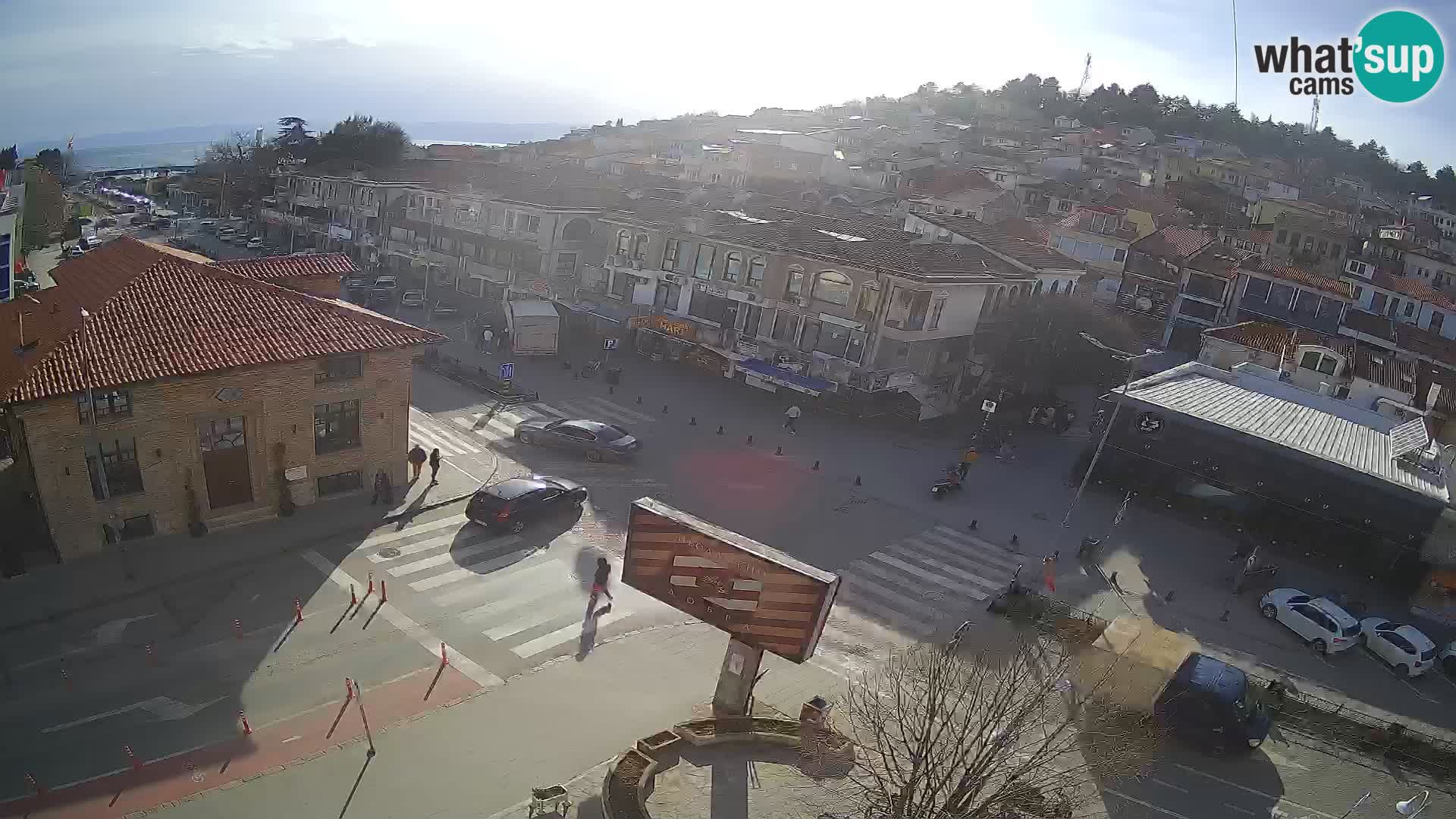 Webcam de la vieille ville et du centre d’Ohrid